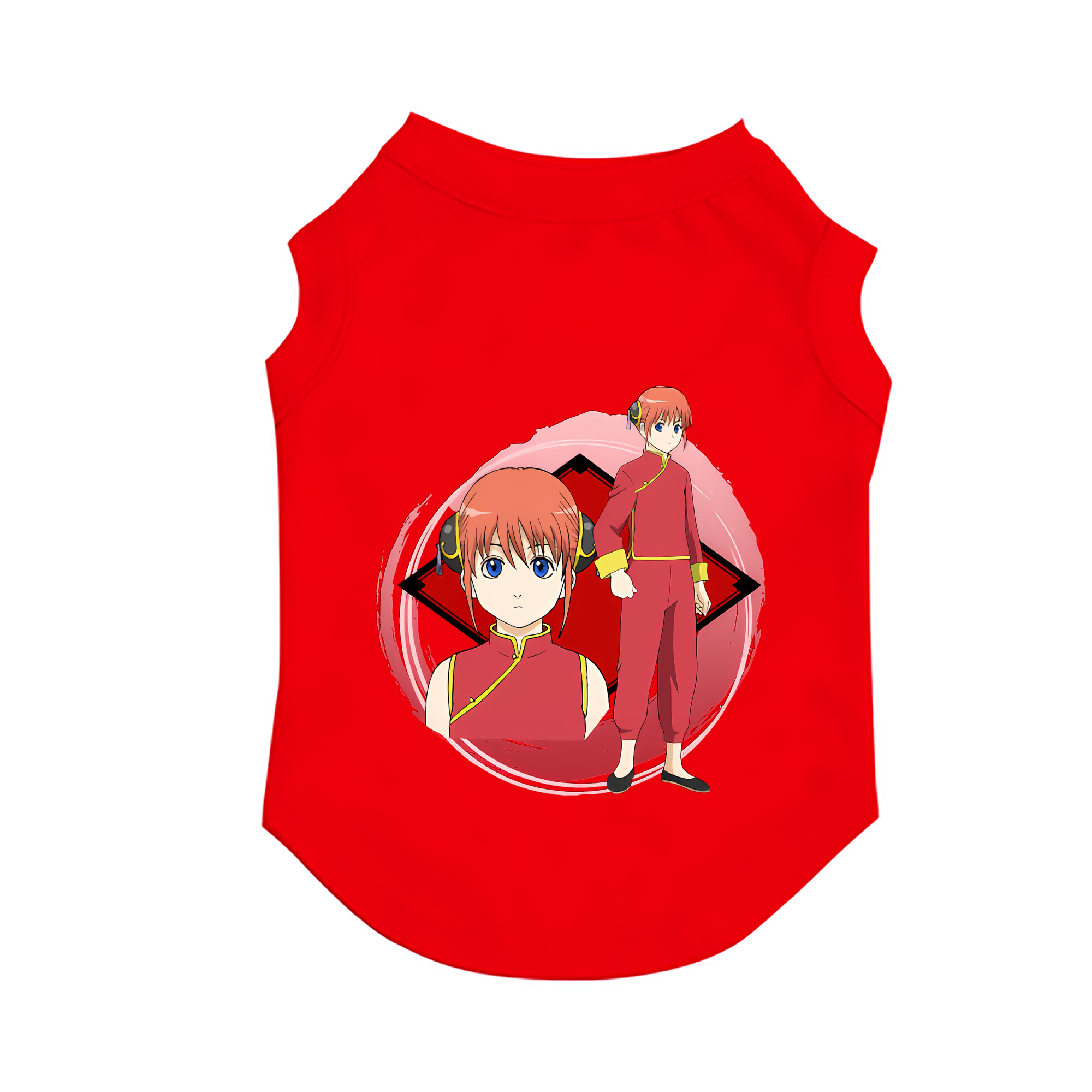 （画像用） ぎんたま 坂田銀時（さかたぎんとき） 神楽 志村新八（しむら しんぱち） GINTAMA Sakata Gintoki Kagura Shimura Shinpachi ペット用ベスト