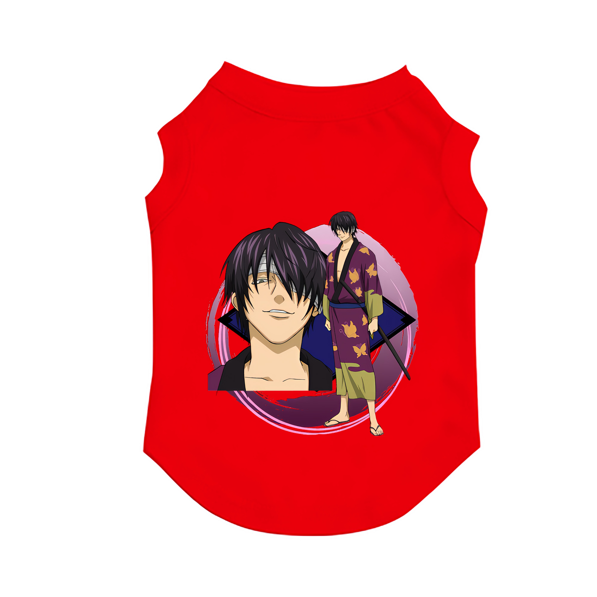 （画像用） ぎんたま 坂田銀時（さかたぎんとき） 神楽 志村新八（しむら しんぱち） GINTAMA Sakata Gintoki Kagura Shimura Shinpachi ペット用ベスト