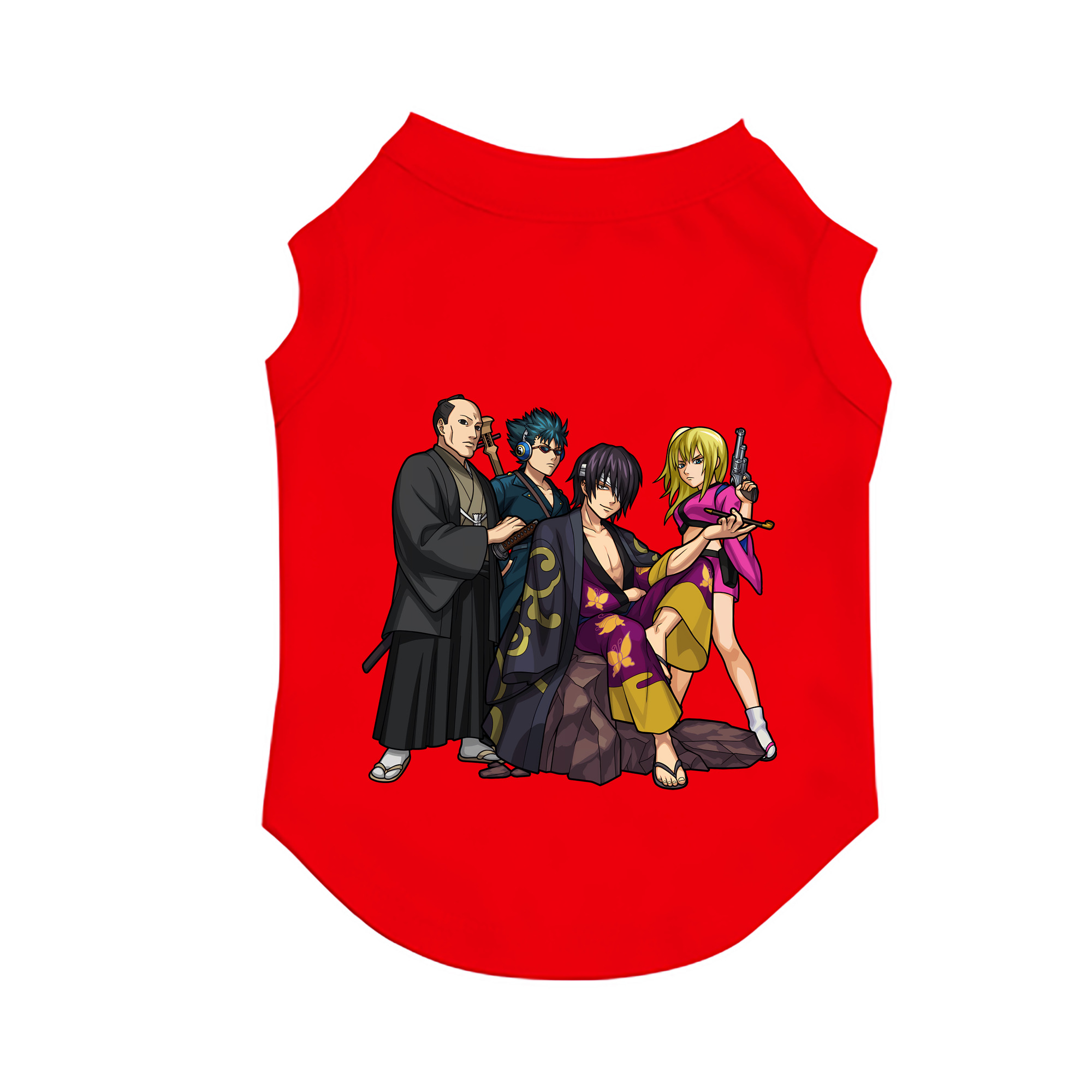 （画像用） ぎんたま 坂田銀時（さかたぎんとき） 神楽 志村新八（しむら しんぱち） GINTAMA Sakata Gintoki Kagura Shimura Shinpachi ペット用ベスト