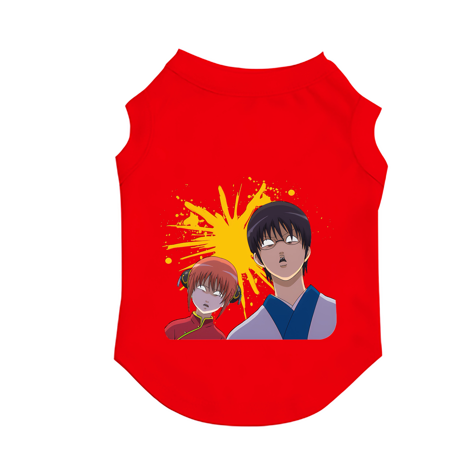 （画像用） ぎんたま 坂田銀時（さかたぎんとき） 神楽 志村新八（しむら しんぱち） GINTAMA Sakata Gintoki Kagura Shimura Shinpachi ペット用ベスト