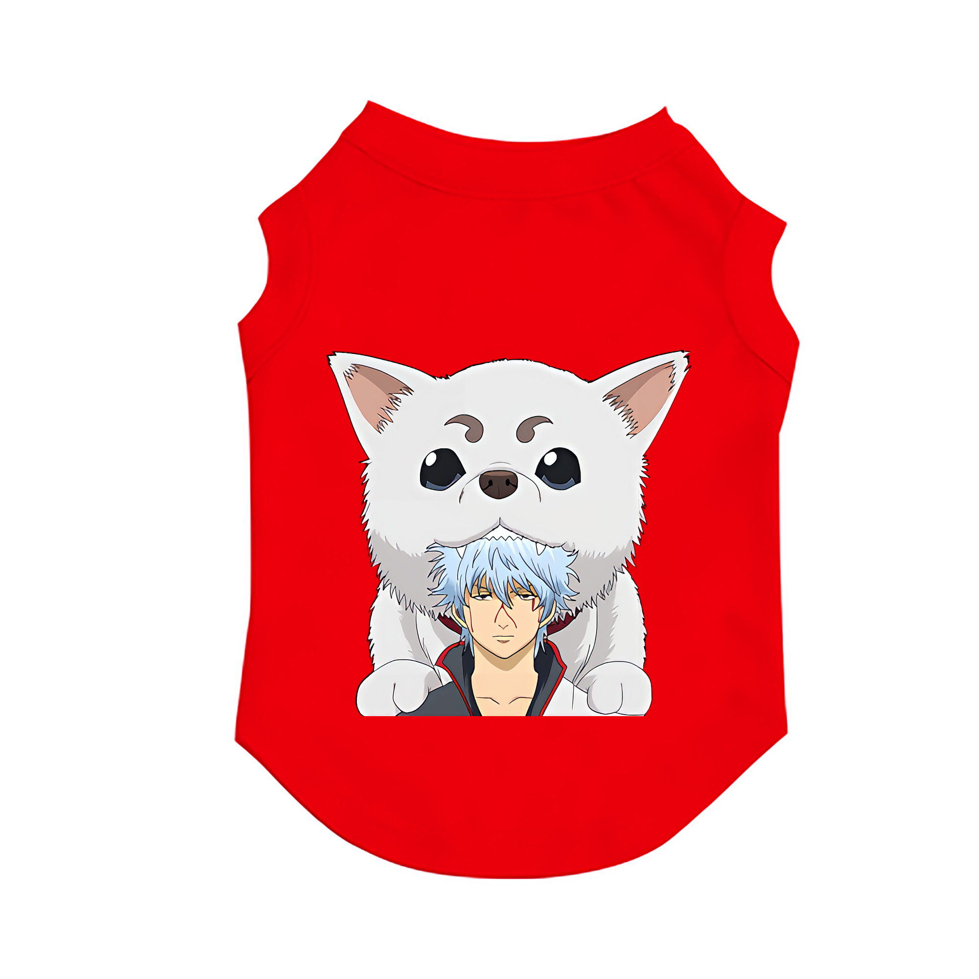 （画像用） ぎんたま 坂田銀時（さかたぎんとき） 神楽 志村新八（しむら しんぱち） GINTAMA Sakata Gintoki Kagura Shimura Shinpachi ペット用ベスト