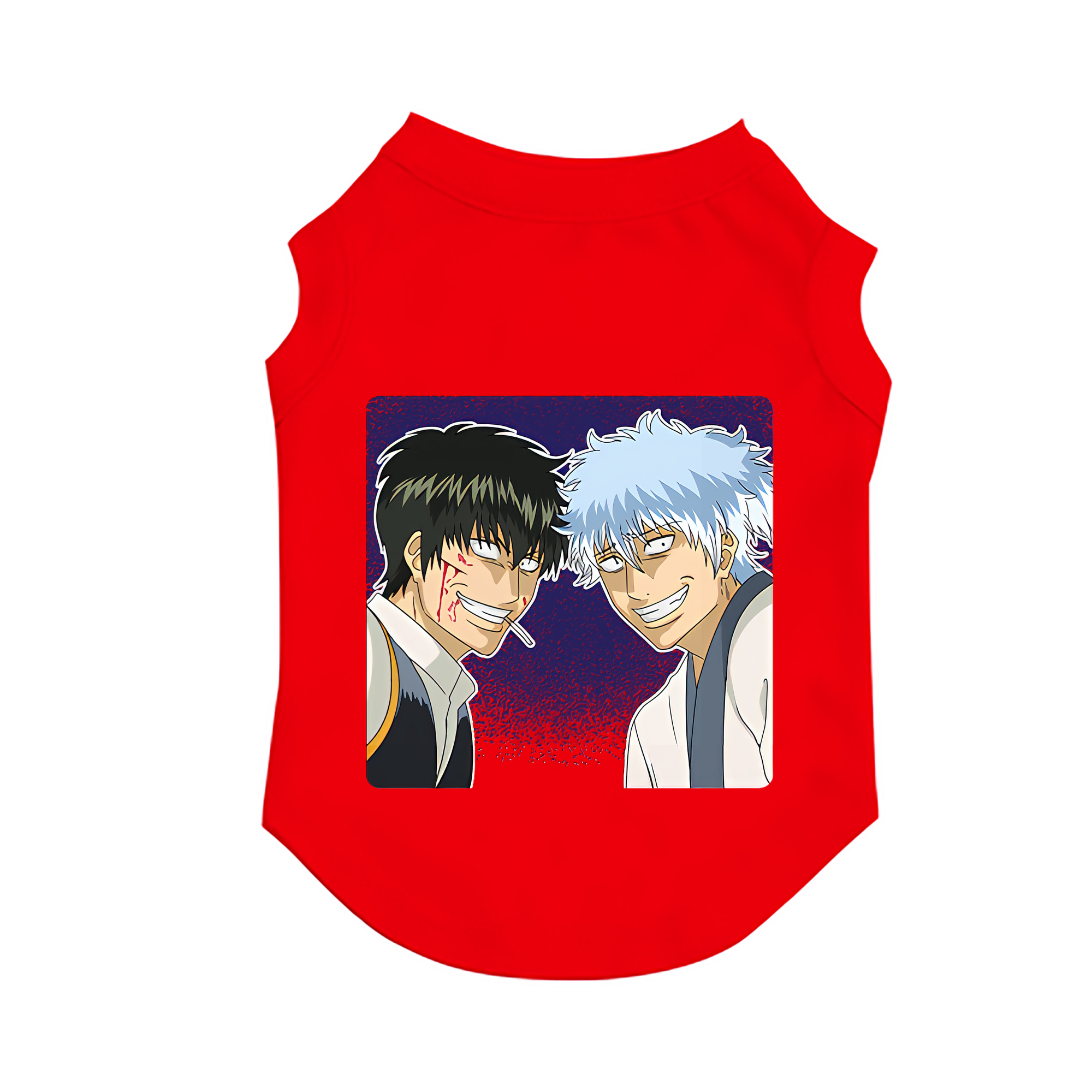 （画像用） ぎんたま 坂田銀時（さかたぎんとき） 神楽 志村新八（しむら しんぱち） GINTAMA Sakata Gintoki Kagura Shimura Shinpachi ペット用ベスト