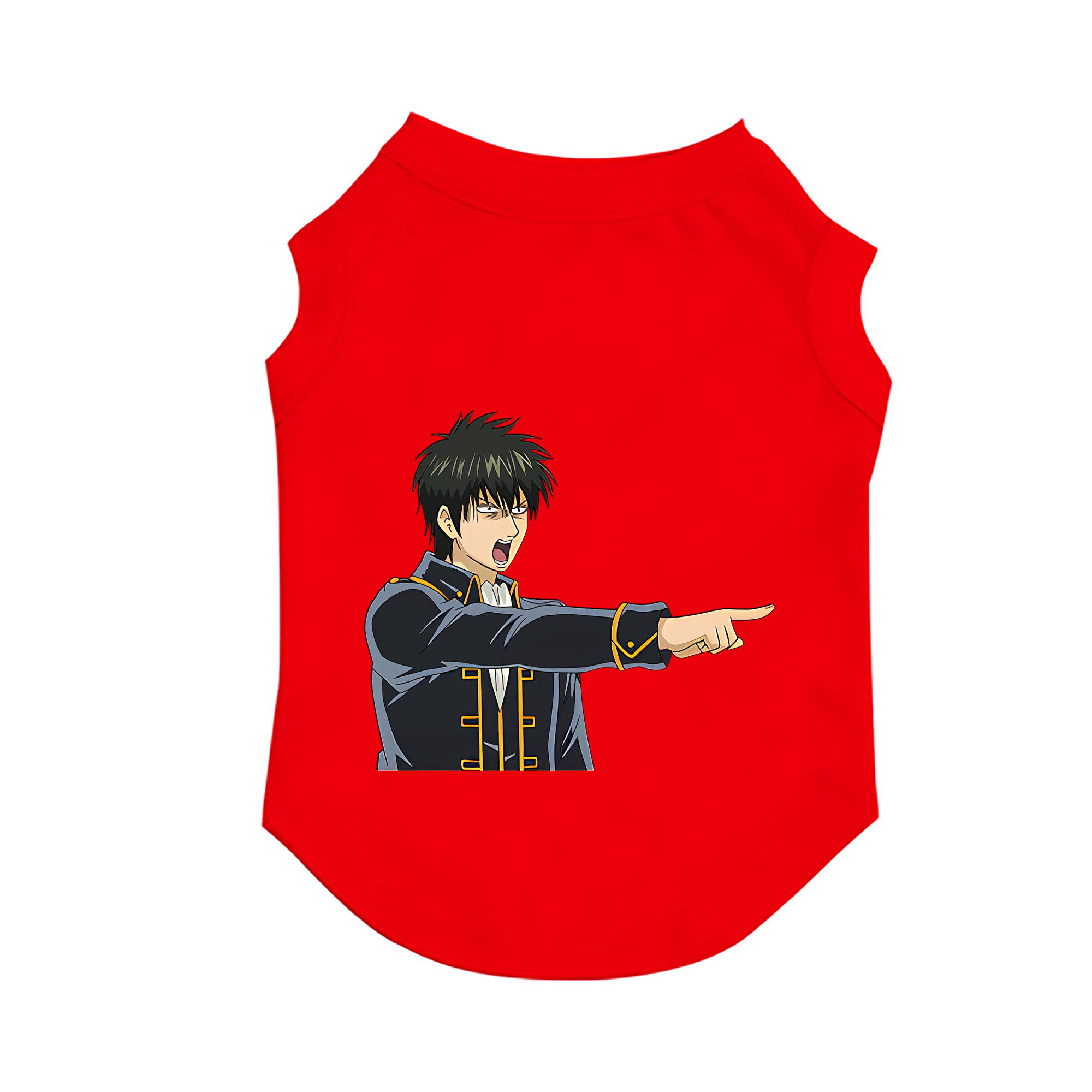 （画像用） ぎんたま 坂田銀時（さかたぎんとき） 神楽 志村新八（しむら しんぱち） GINTAMA Sakata Gintoki Kagura Shimura Shinpachi ペット用ベスト