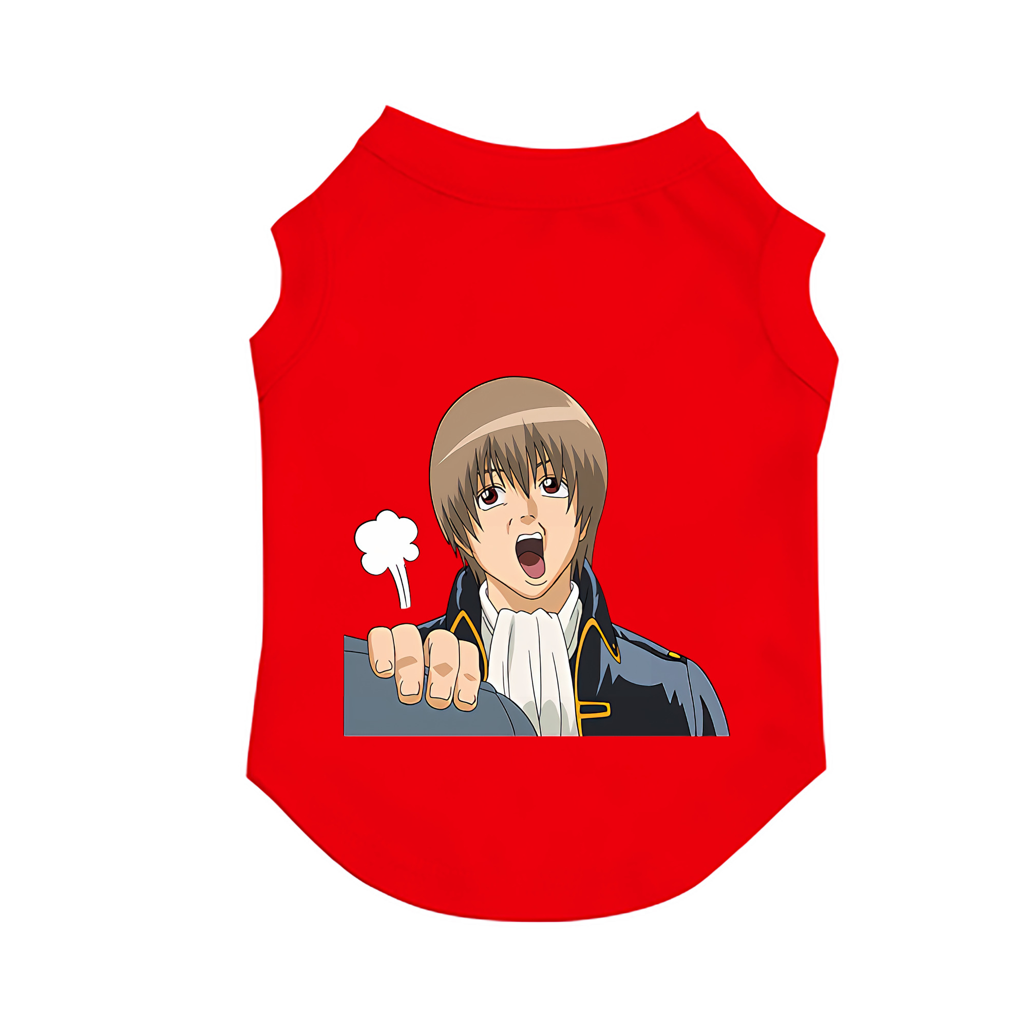 （画像用） ぎんたま 坂田銀時（さかたぎんとき） 神楽 志村新八（しむら しんぱち） GINTAMA Sakata Gintoki Kagura Shimura Shinpachi ペット用ベスト