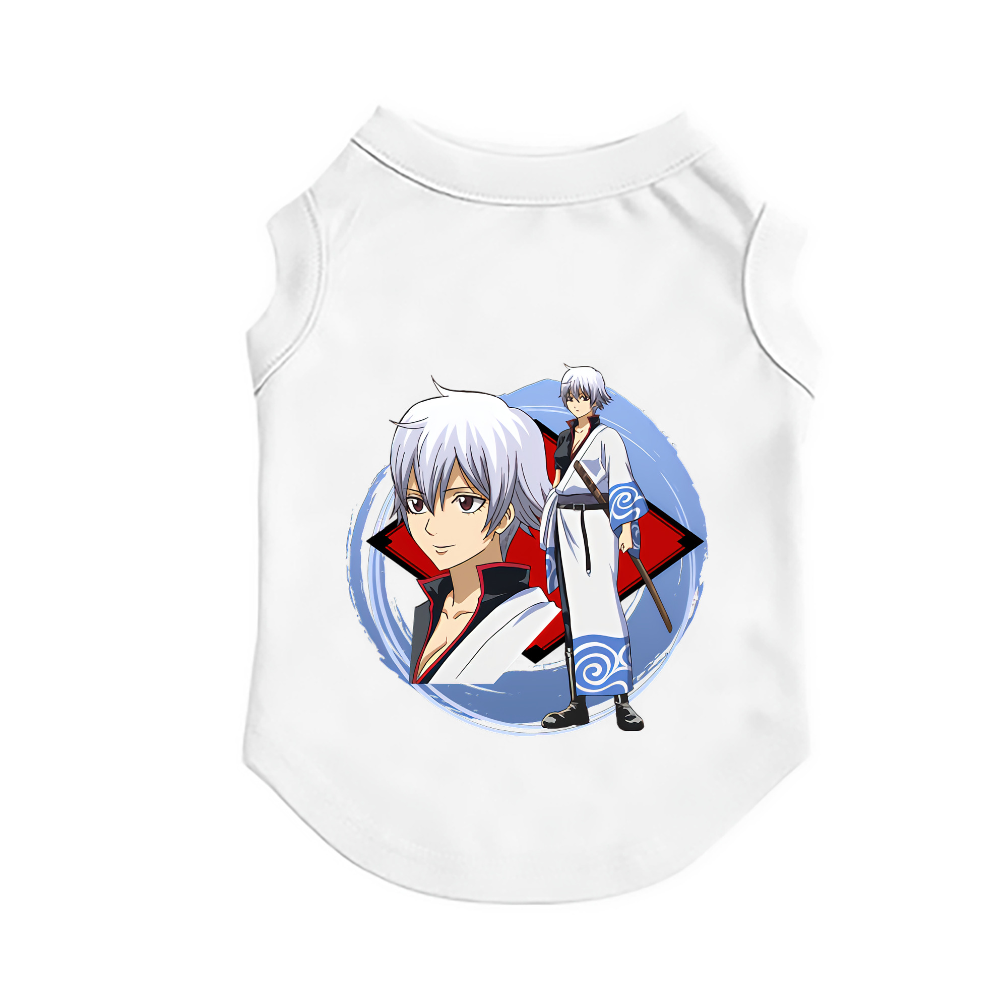 （画像用） ぎんたま 坂田銀時（さかたぎんとき） 神楽 志村新八（しむら しんぱち） GINTAMA Sakata Gintoki Kagura Shimura Shinpachi ペット用ベスト