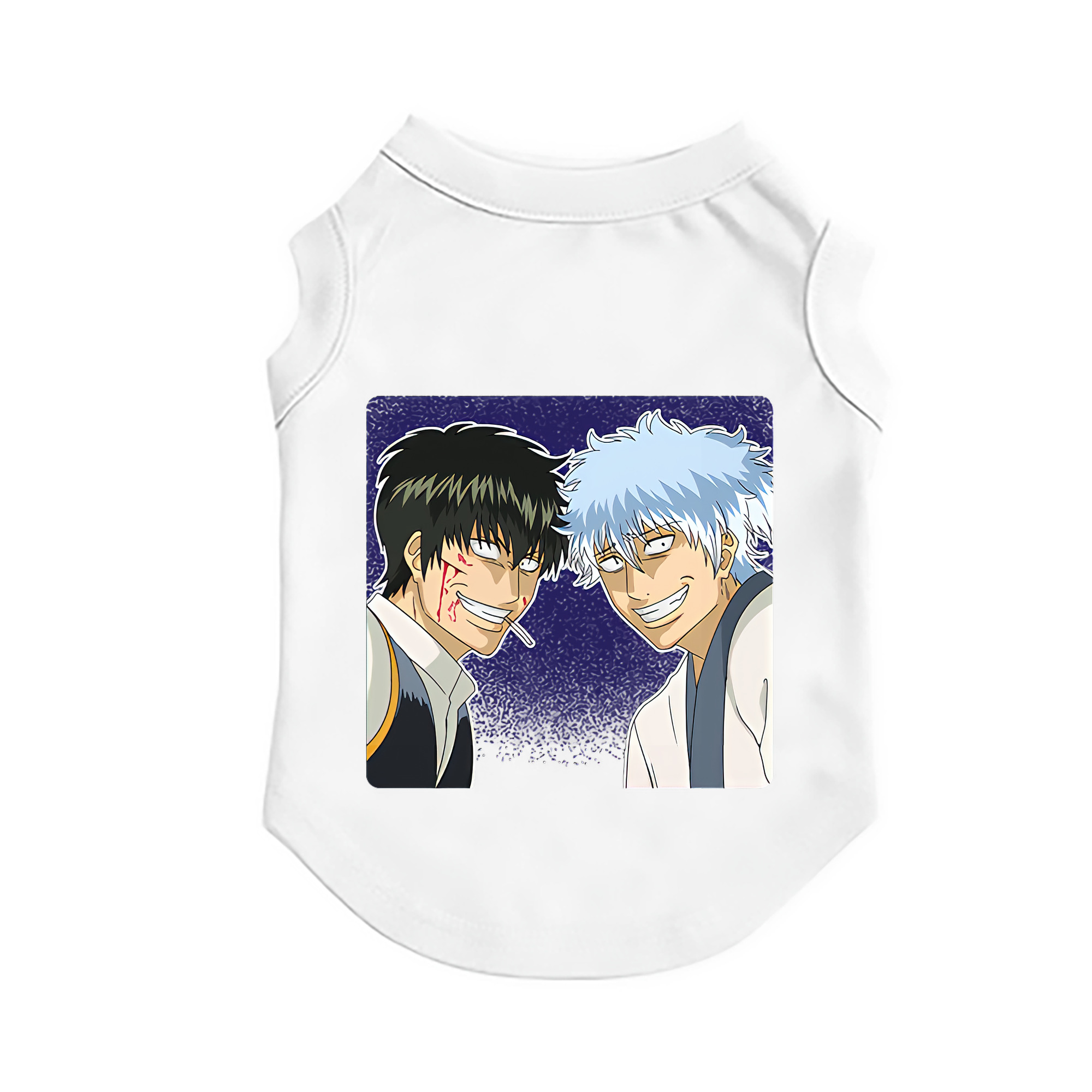 （画像用） ぎんたま 坂田銀時（さかたぎんとき） 神楽 志村新八（しむら しんぱち） GINTAMA Sakata Gintoki Kagura Shimura Shinpachi ペット用ベスト