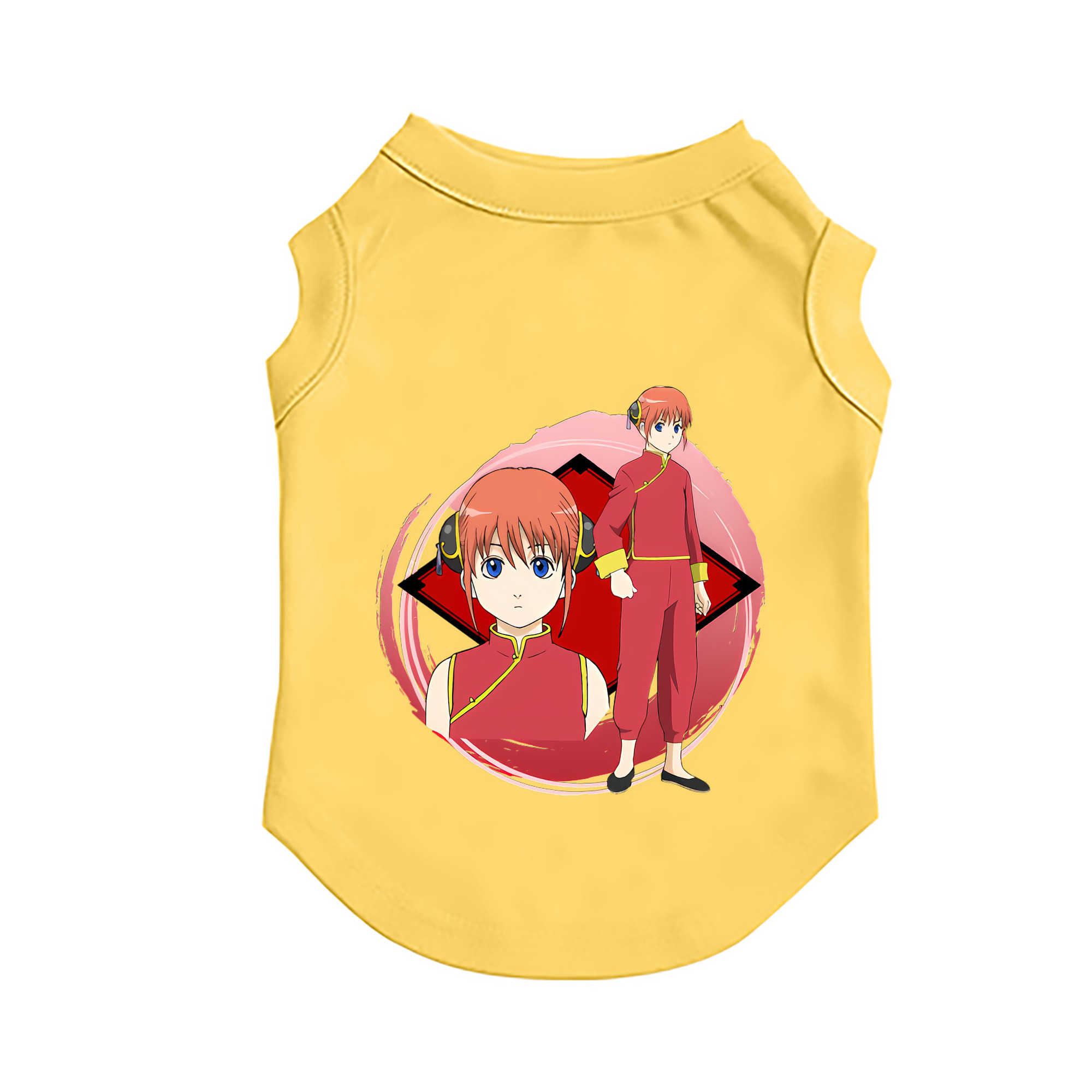 （画像用） ぎんたま 坂田銀時（さかたぎんとき） 神楽 志村新八（しむら しんぱち） GINTAMA Sakata Gintoki Kagura Shimura Shinpachi ペット用ベスト