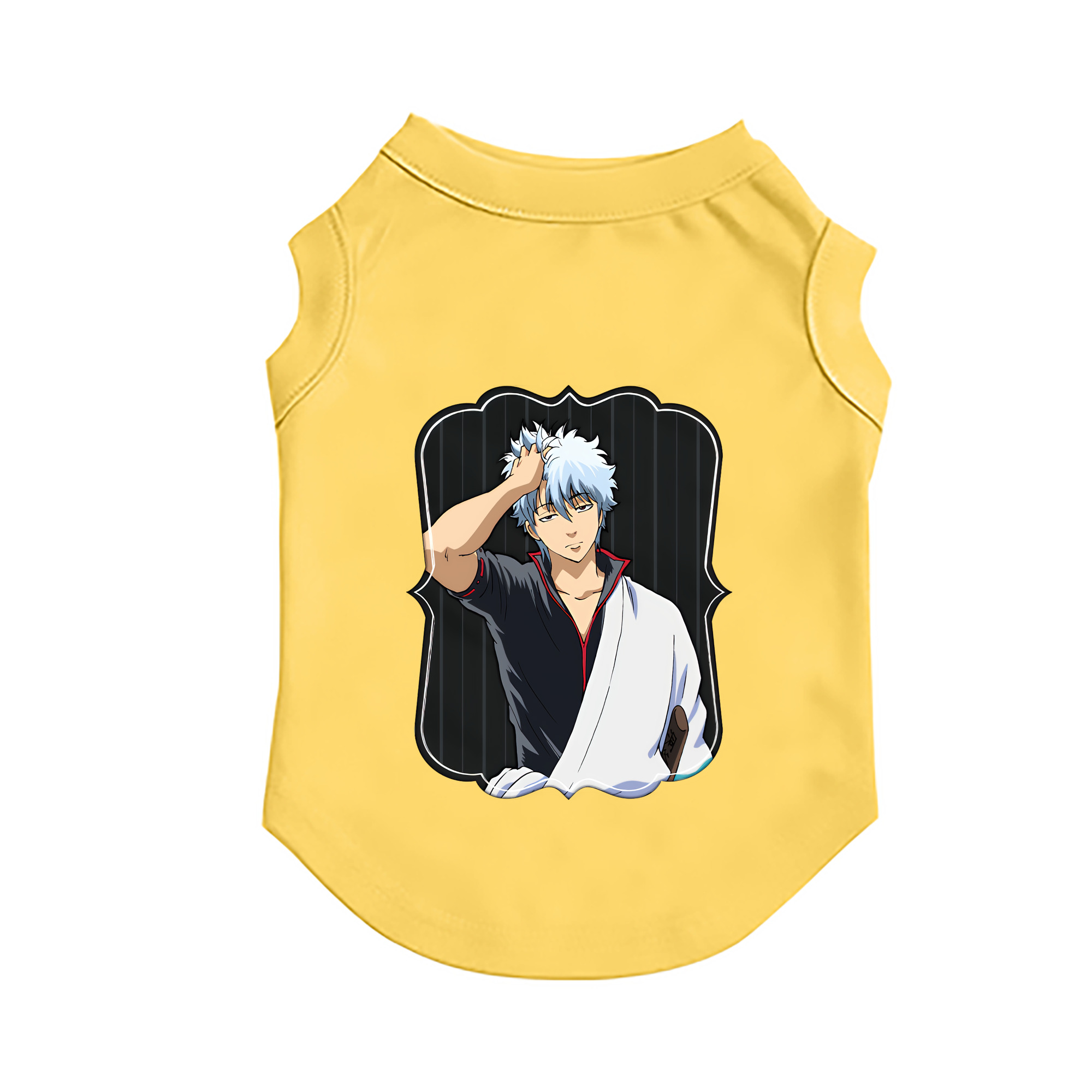 （画像用） ぎんたま 坂田銀時（さかたぎんとき） 神楽 志村新八（しむら しんぱち） GINTAMA Sakata Gintoki Kagura Shimura Shinpachi ペット用ベスト