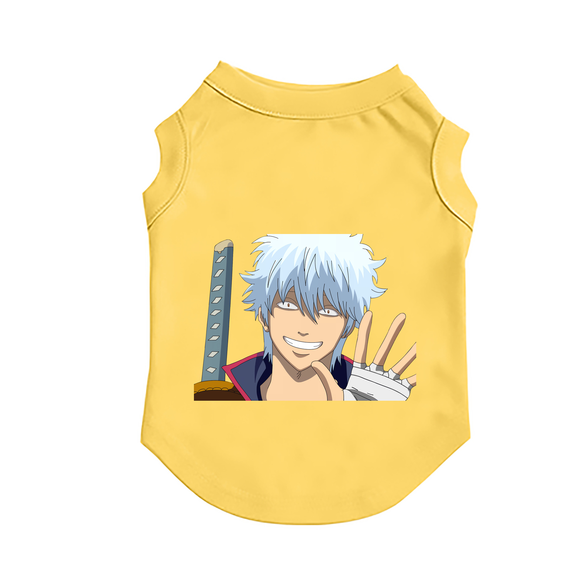 （画像用） ぎんたま 坂田銀時（さかたぎんとき） 神楽 志村新八（しむら しんぱち） GINTAMA Sakata Gintoki Kagura Shimura Shinpachi ペット用ベスト