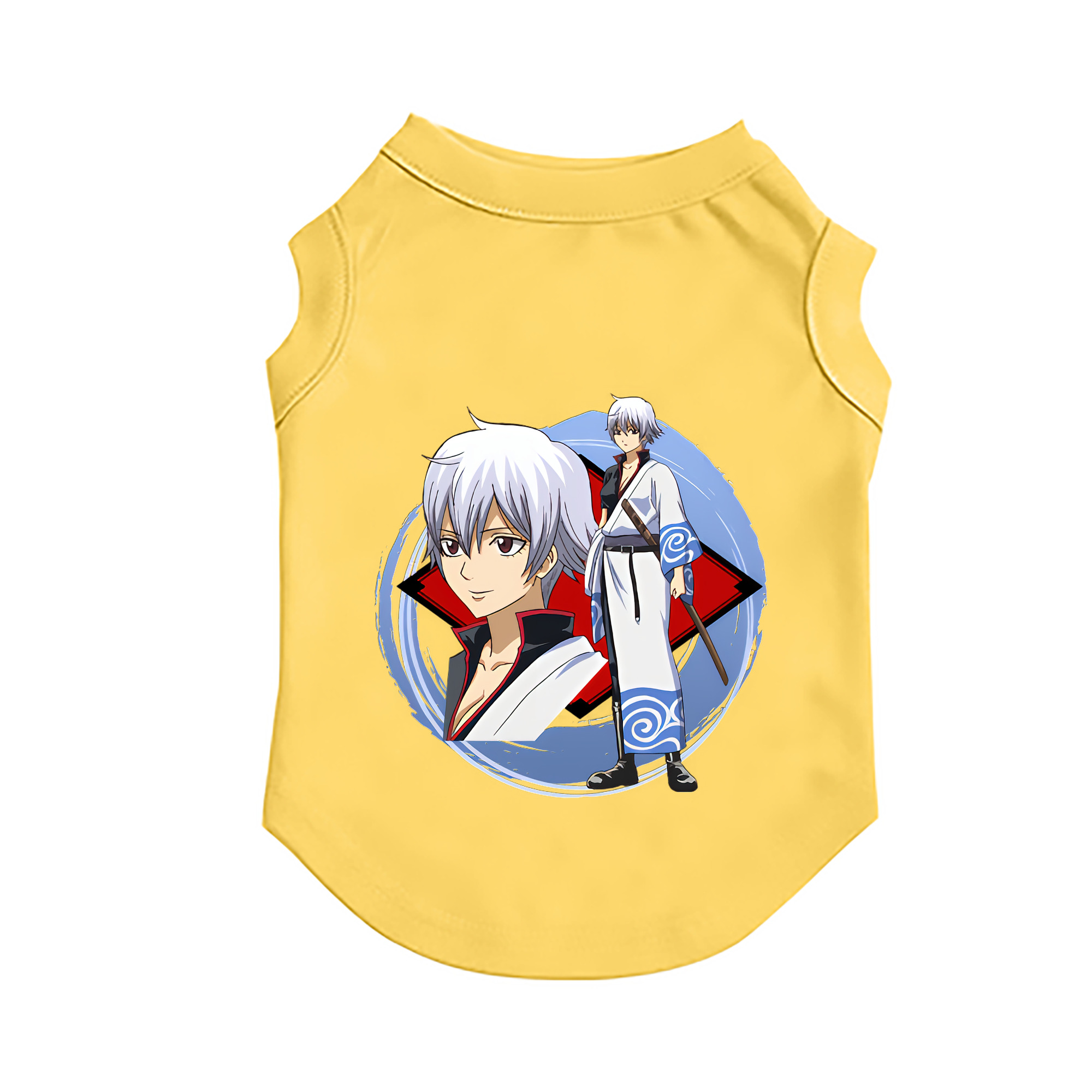 （画像用） ぎんたま 坂田銀時（さかたぎんとき） 神楽 志村新八（しむら しんぱち） GINTAMA Sakata Gintoki Kagura Shimura Shinpachi ペット用ベスト
