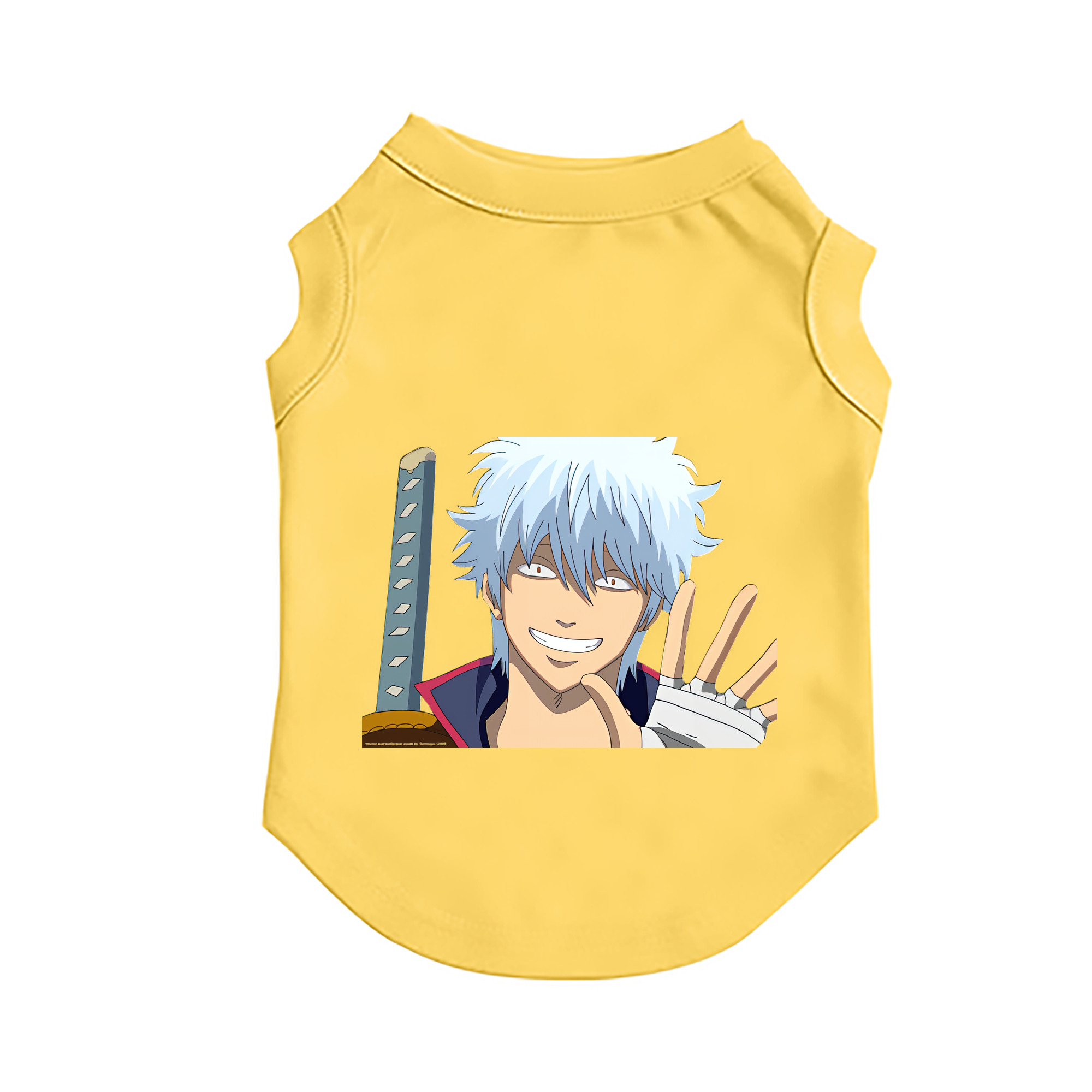 （画像用） ぎんたま 坂田銀時（さかたぎんとき） 神楽 志村新八（しむら しんぱち） GINTAMA Sakata Gintoki Kagura Shimura Shinpachi ペット用ベスト