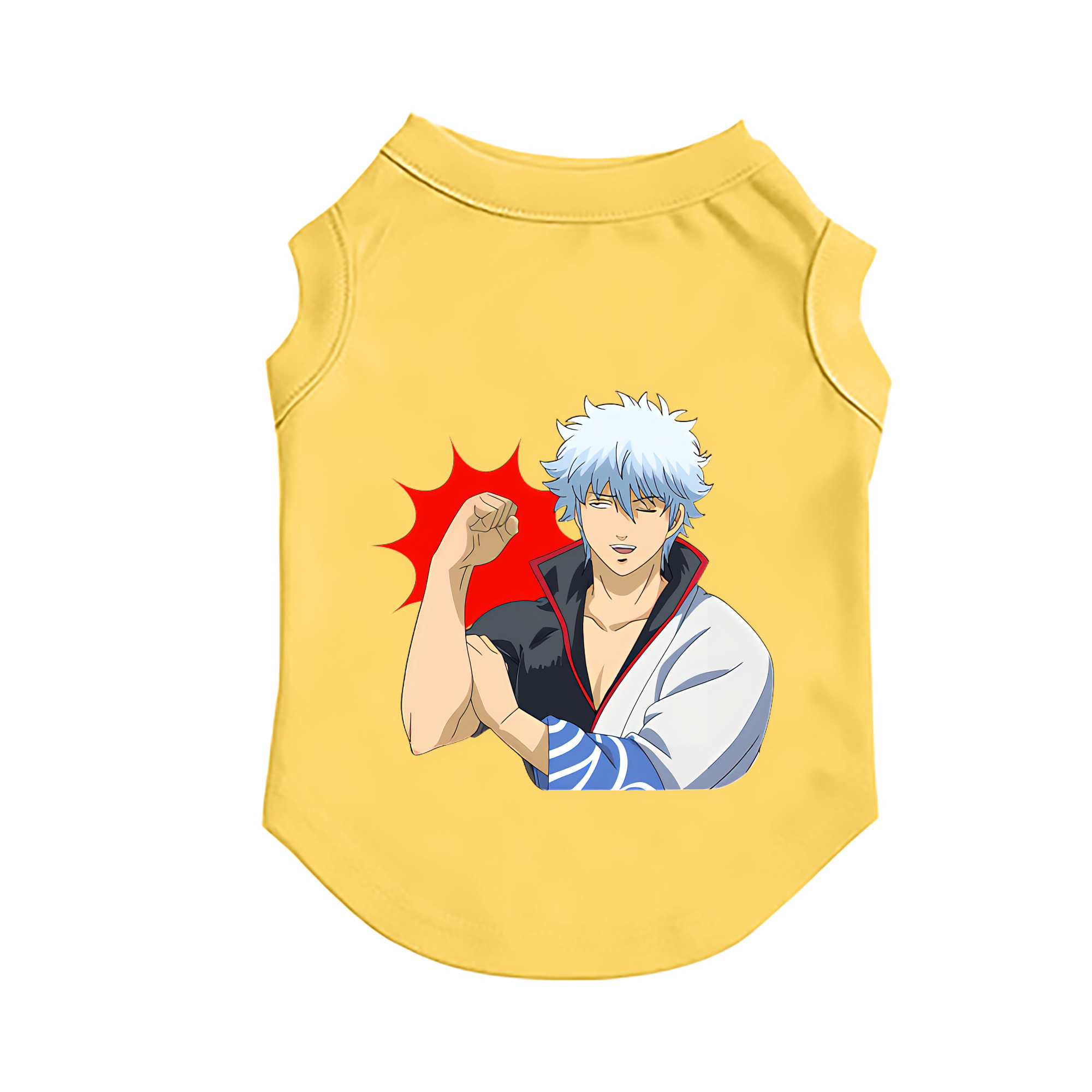 （画像用） ぎんたま 坂田銀時（さかたぎんとき） 神楽 志村新八（しむら しんぱち） GINTAMA Sakata Gintoki Kagura Shimura Shinpachi ペット用ベスト