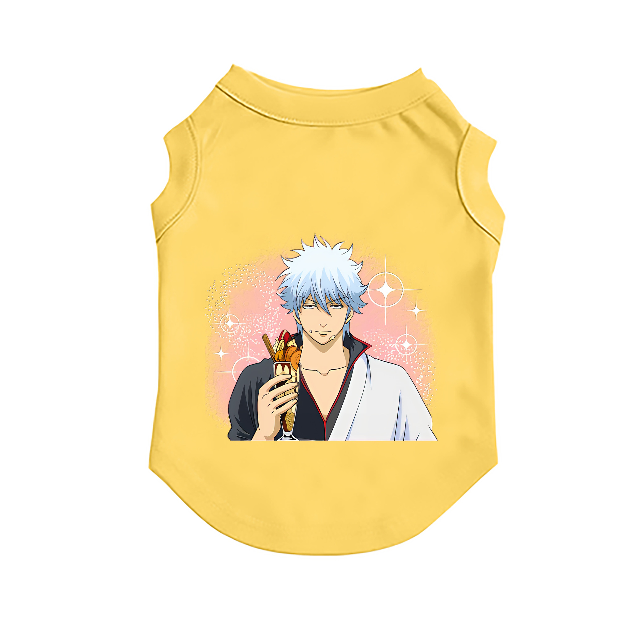 （画像用） ぎんたま 坂田銀時（さかたぎんとき） 神楽 志村新八（しむら しんぱち） GINTAMA Sakata Gintoki Kagura Shimura Shinpachi ペット用ベスト
