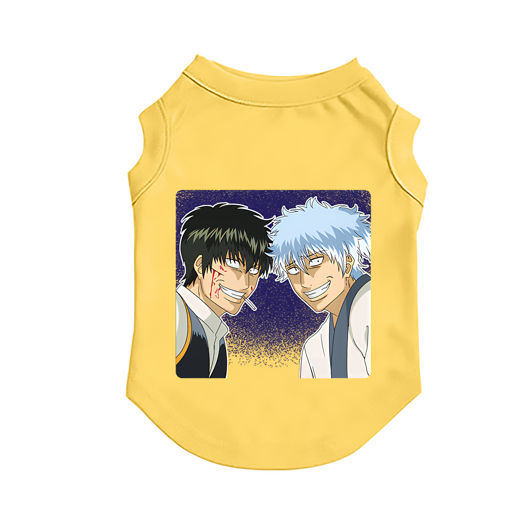 （画像用） ぎんたま 坂田銀時（さかたぎんとき） 神楽 志村新八（しむら しんぱち） GINTAMA Sakata Gintoki Kagura Shimura Shinpachi ペット用ベスト
