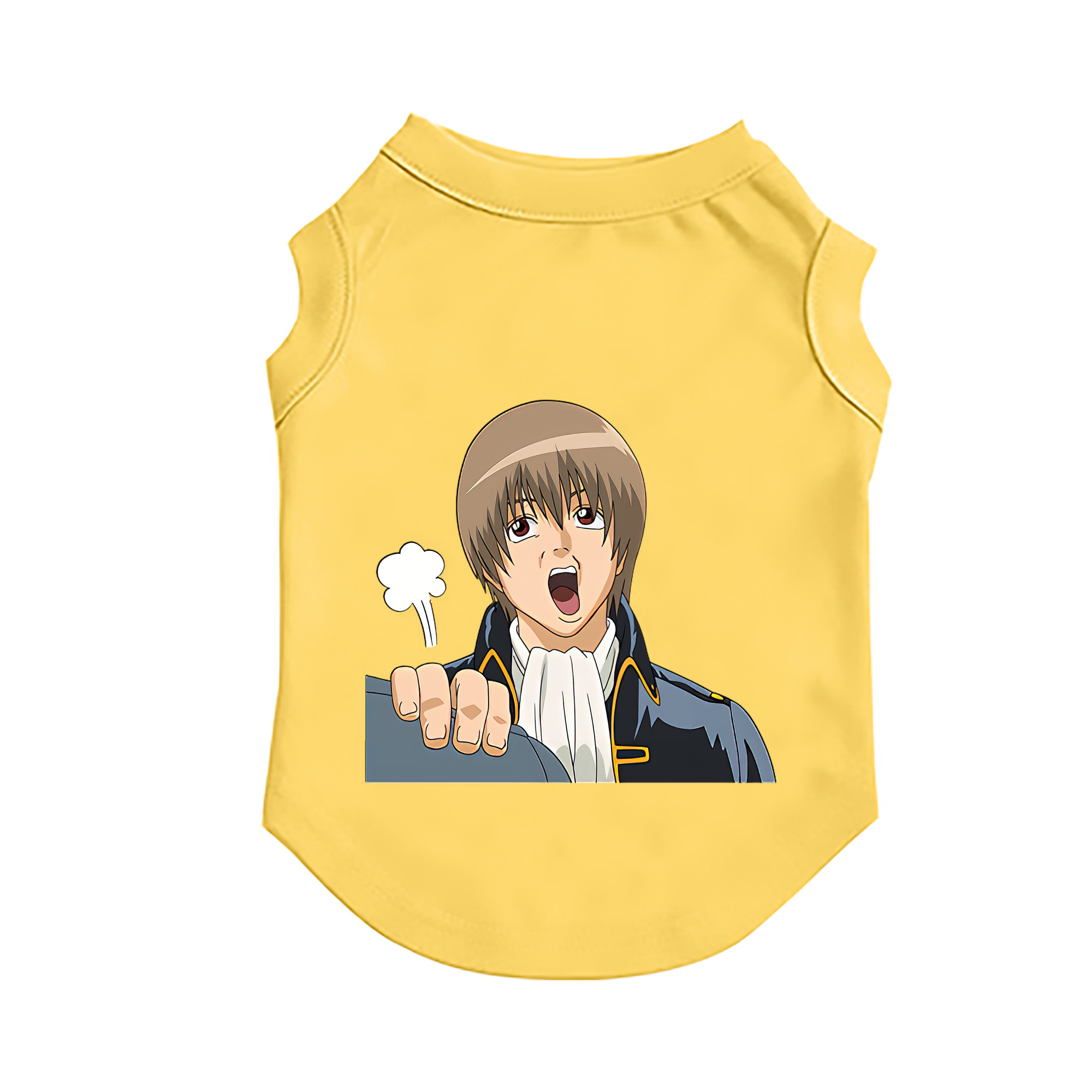 （画像用） ぎんたま 坂田銀時（さかたぎんとき） 神楽 志村新八（しむら しんぱち） GINTAMA Sakata Gintoki Kagura Shimura Shinpachi ペット用ベスト