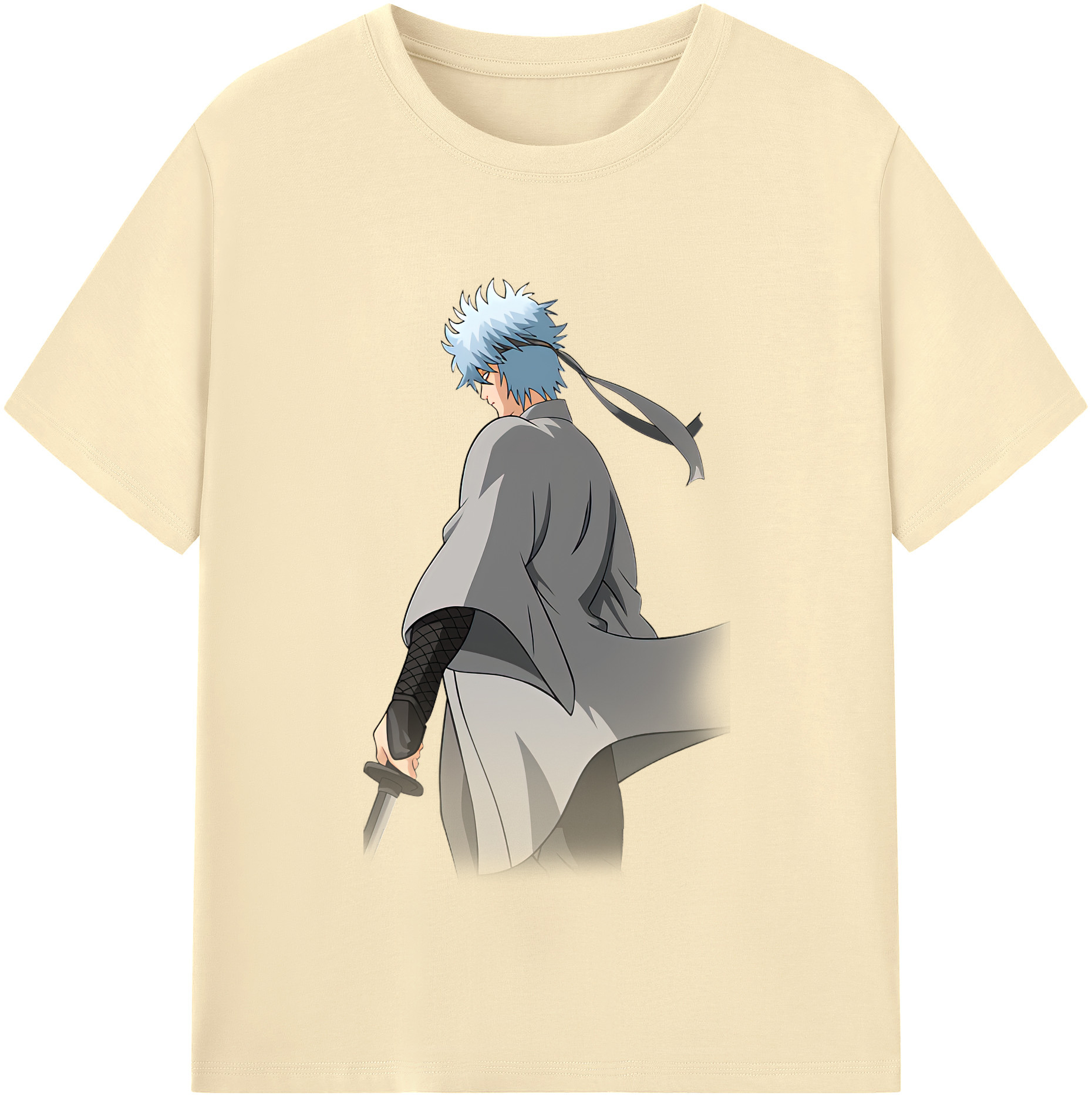 （画像用） ぎんたま 坂田銀時（さかたぎんとき） 神楽 志村新八（しむら しんぱち） GINTAMA Sakata Gintoki Kagura Shimura Shinpachi 綿100％半袖Tシャツ（フロントプリント）