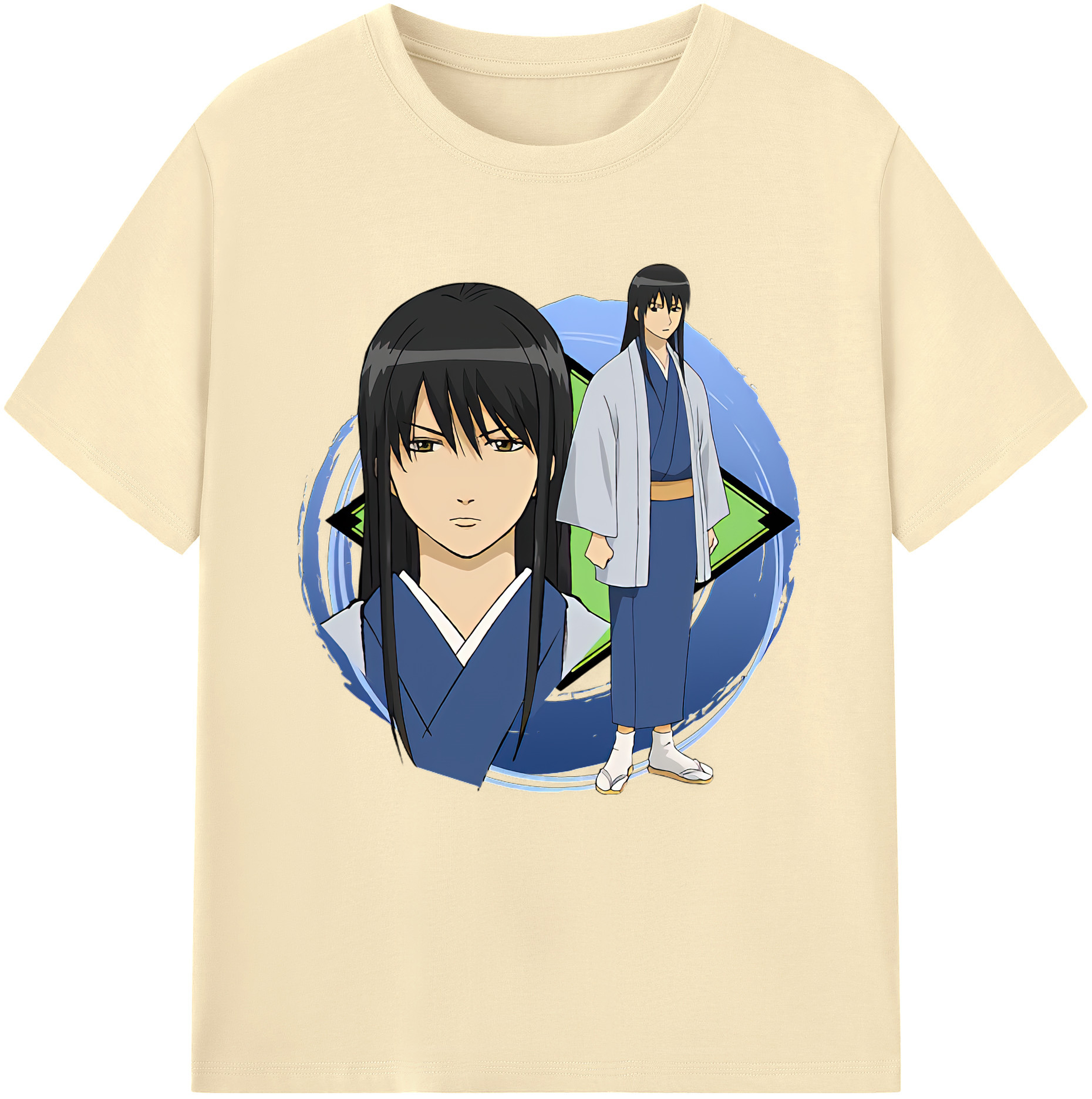 （画像用） ぎんたま 坂田銀時（さかたぎんとき） 神楽 志村新八（しむら しんぱち） GINTAMA Sakata Gintoki Kagura Shimura Shinpachi 綿100％半袖Tシャツ（フロントプリント）
