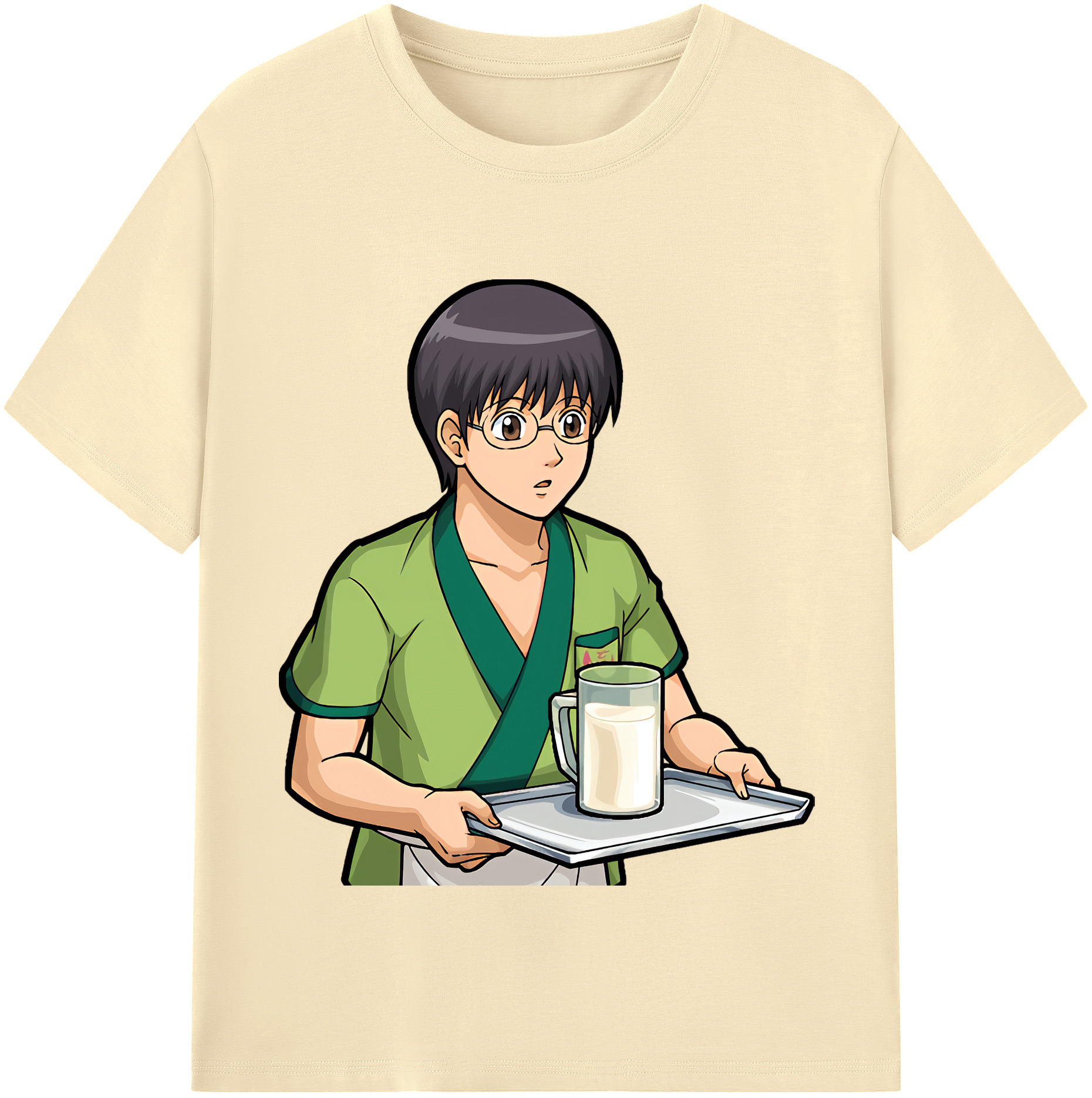 （画像用） ぎんたま 坂田銀時（さかたぎんとき） 神楽 志村新八（しむら しんぱち） GINTAMA Sakata Gintoki Kagura Shimura Shinpachi 綿100％半袖Tシャツ（フロントプリント）