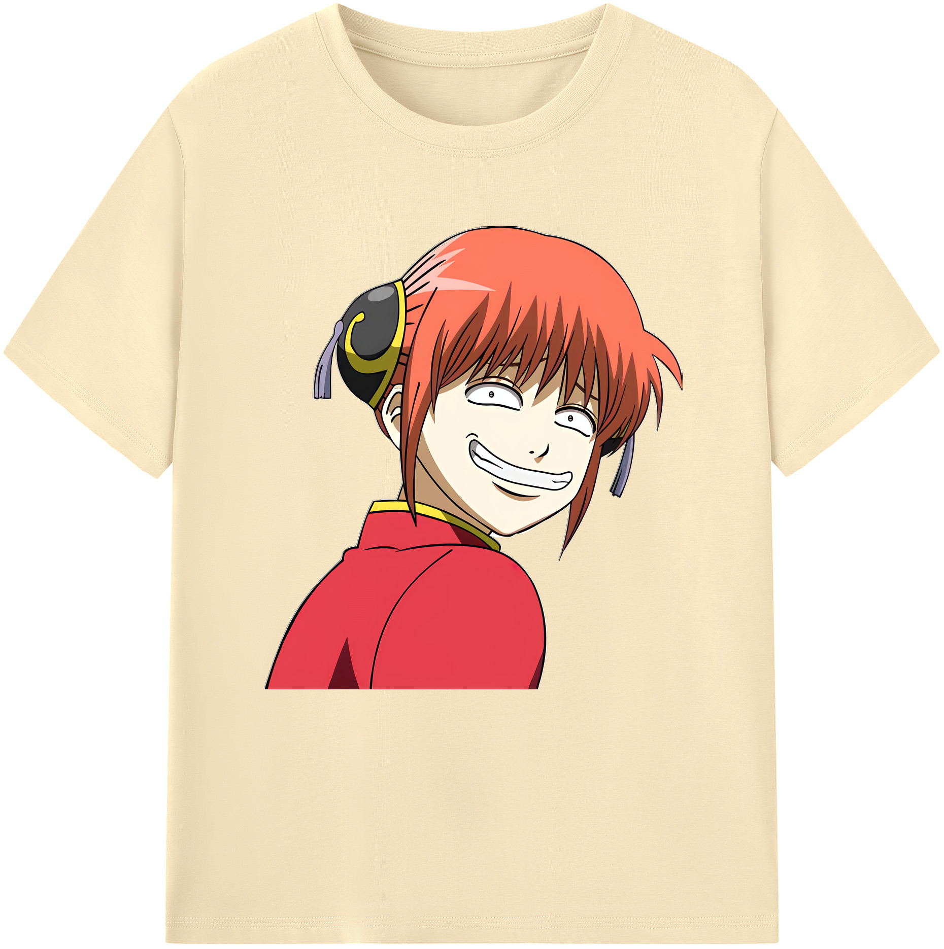 （画像用） ぎんたま 坂田銀時（さかたぎんとき） 神楽 志村新八（しむら しんぱち） GINTAMA Sakata Gintoki Kagura Shimura Shinpachi 綿100％半袖Tシャツ（フロントプリント）