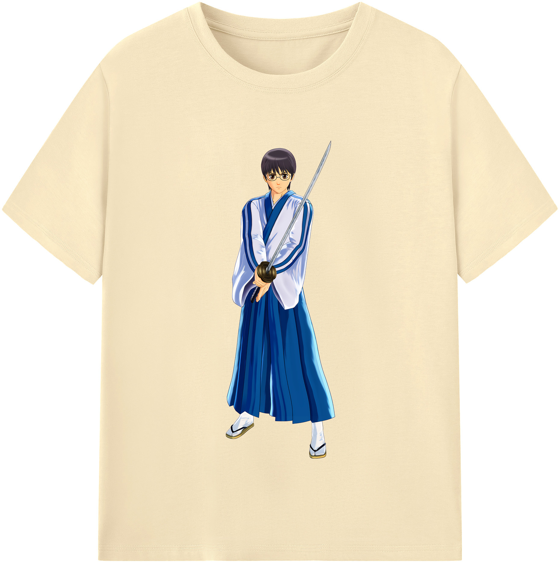 （画像用） ぎんたま 坂田銀時（さかたぎんとき） 神楽 志村新八（しむら しんぱち） GINTAMA Sakata Gintoki Kagura Shimura Shinpachi 綿100％半袖Tシャツ（フロントプリント）