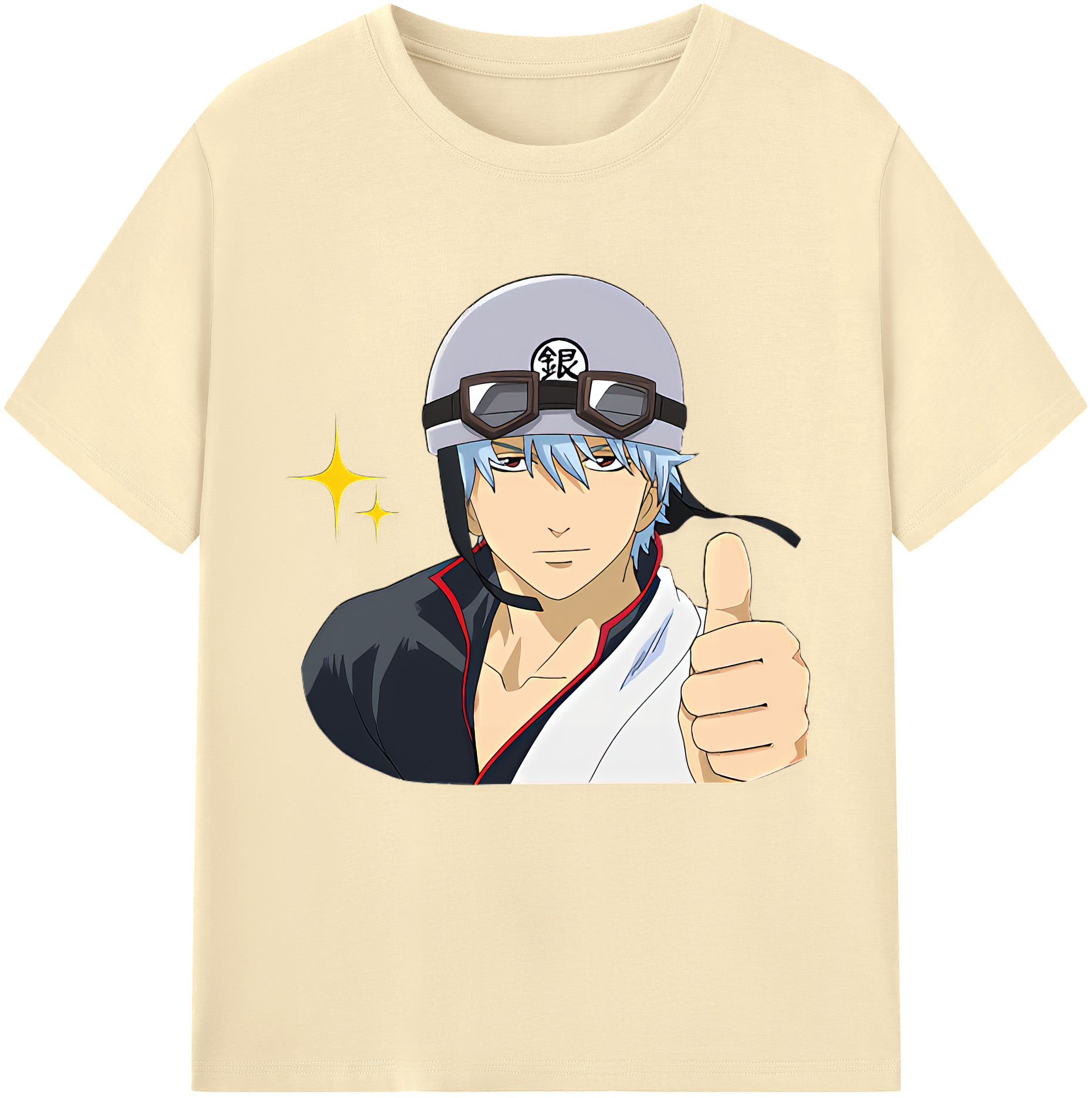 （画像用） ぎんたま 坂田銀時（さかたぎんとき） 神楽 志村新八（しむら しんぱち） GINTAMA Sakata Gintoki Kagura Shimura Shinpachi 綿100％半袖Tシャツ（フロントプリント）