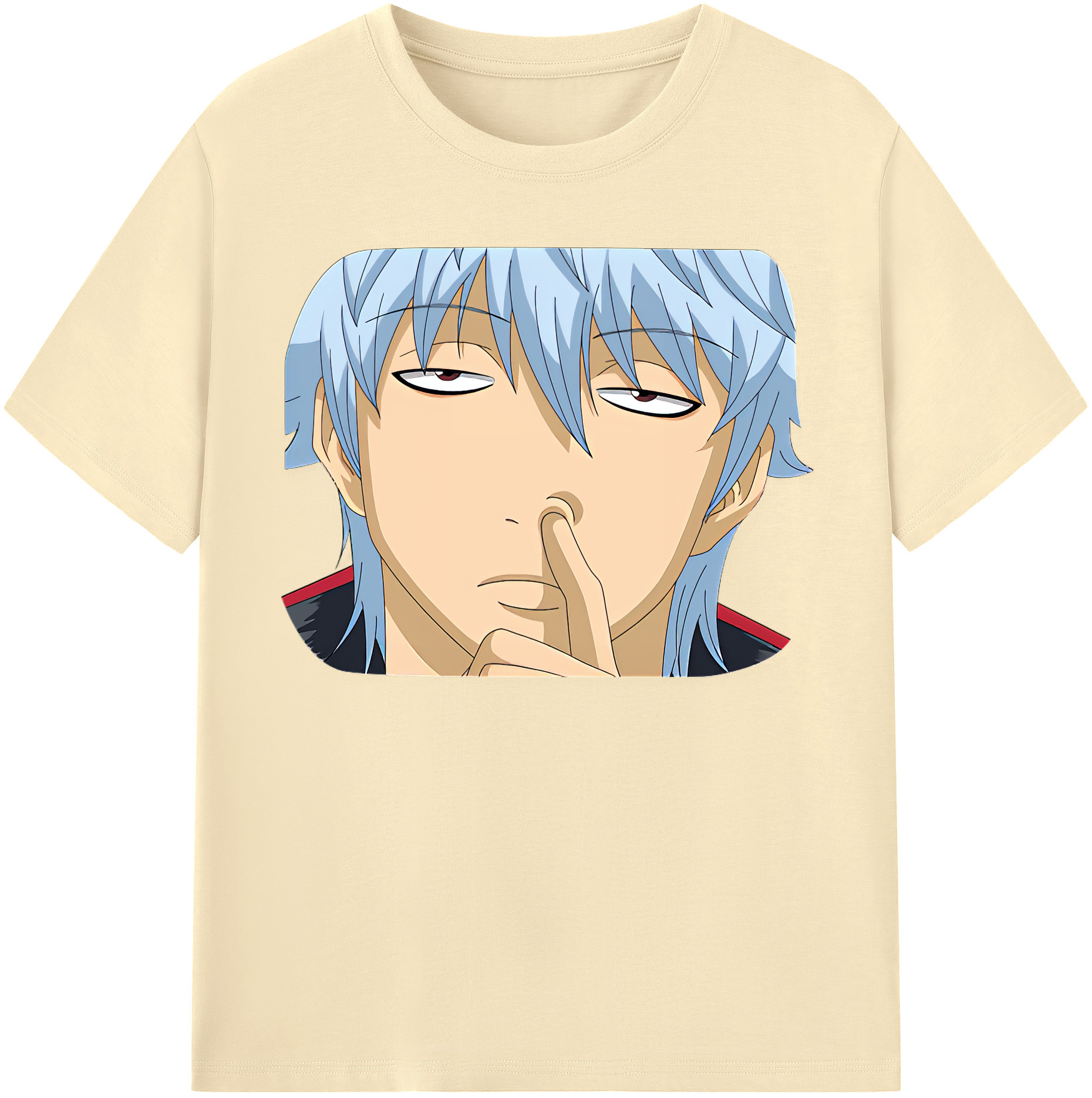 （画像用） ぎんたま 坂田銀時（さかたぎんとき） 神楽 志村新八（しむら しんぱち） GINTAMA Sakata Gintoki Kagura Shimura Shinpachi 綿100％半袖Tシャツ（フロントプリント）
