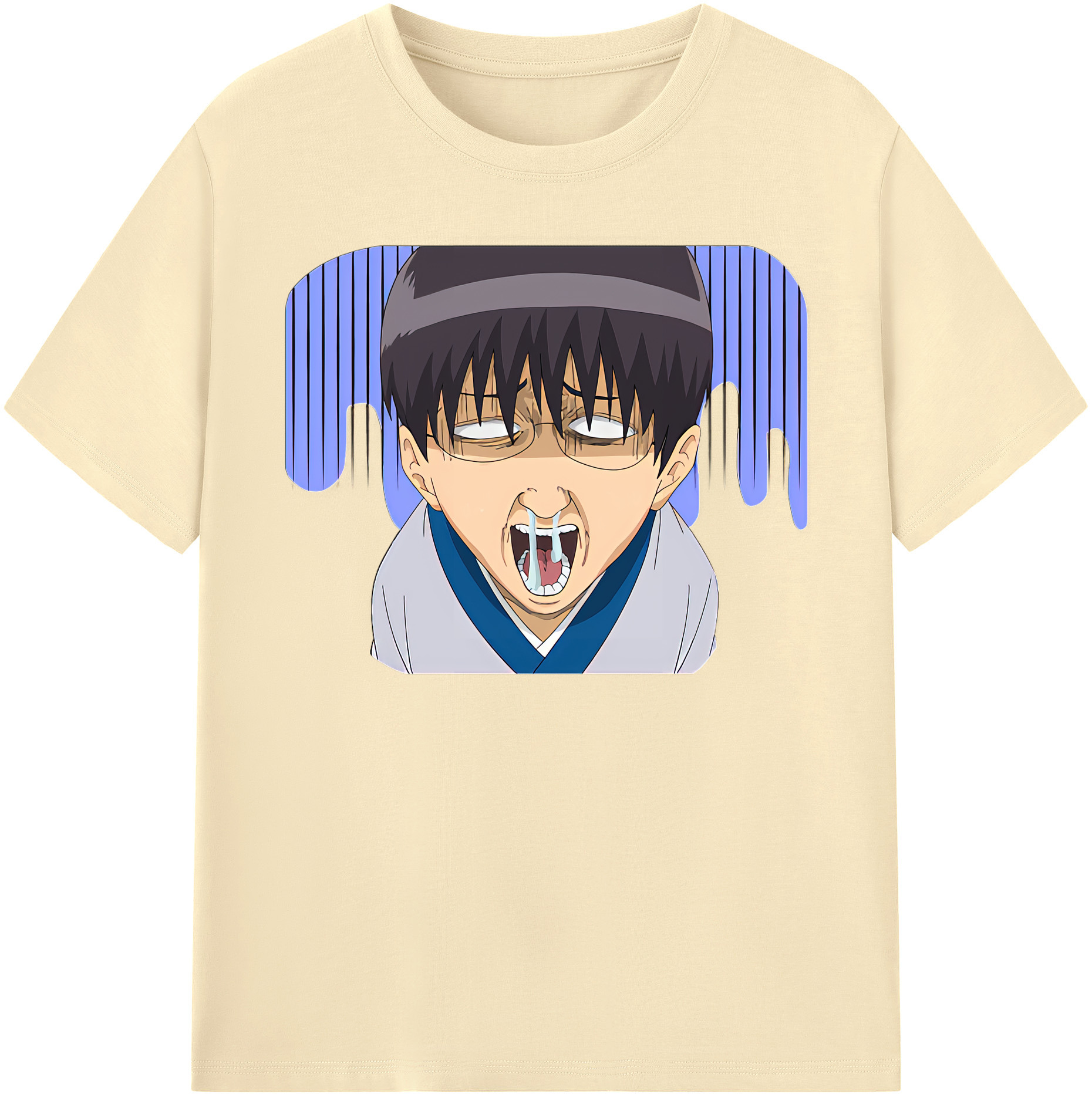 （画像用） ぎんたま 坂田銀時（さかたぎんとき） 神楽 志村新八（しむら しんぱち） GINTAMA Sakata Gintoki Kagura Shimura Shinpachi 綿100％半袖Tシャツ（フロントプリント）