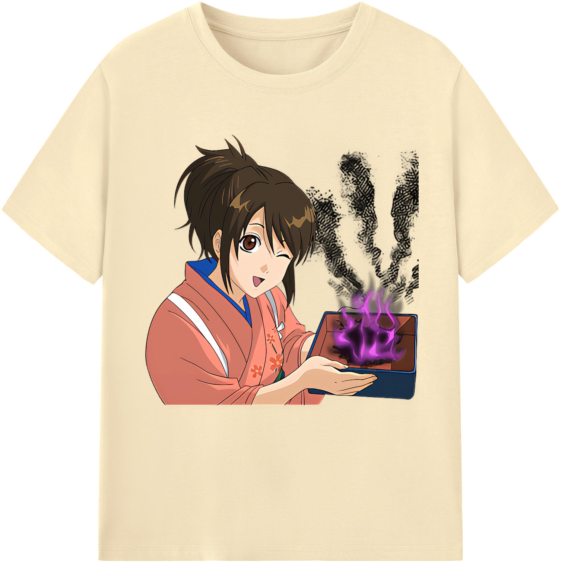（画像用） ぎんたま 坂田銀時（さかたぎんとき） 神楽 志村新八（しむら しんぱち） GINTAMA Sakata Gintoki Kagura Shimura Shinpachi 綿100％半袖Tシャツ（フロントプリント）