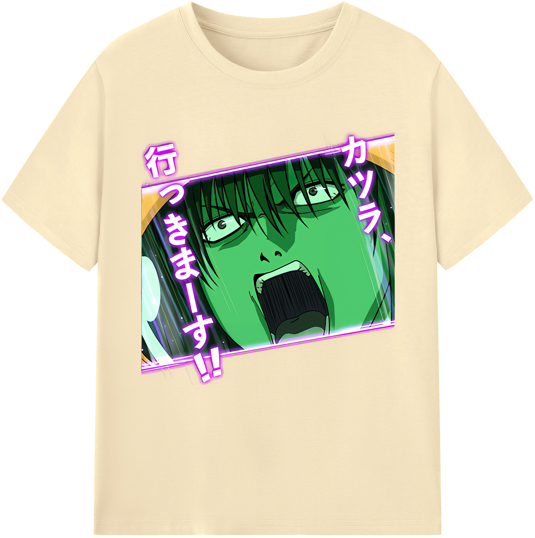 （画像用） ぎんたま 坂田銀時（さかたぎんとき） 神楽 志村新八（しむら しんぱち） GINTAMA Sakata Gintoki Kagura Shimura Shinpachi 綿100％半袖Tシャツ（フロントプリント）