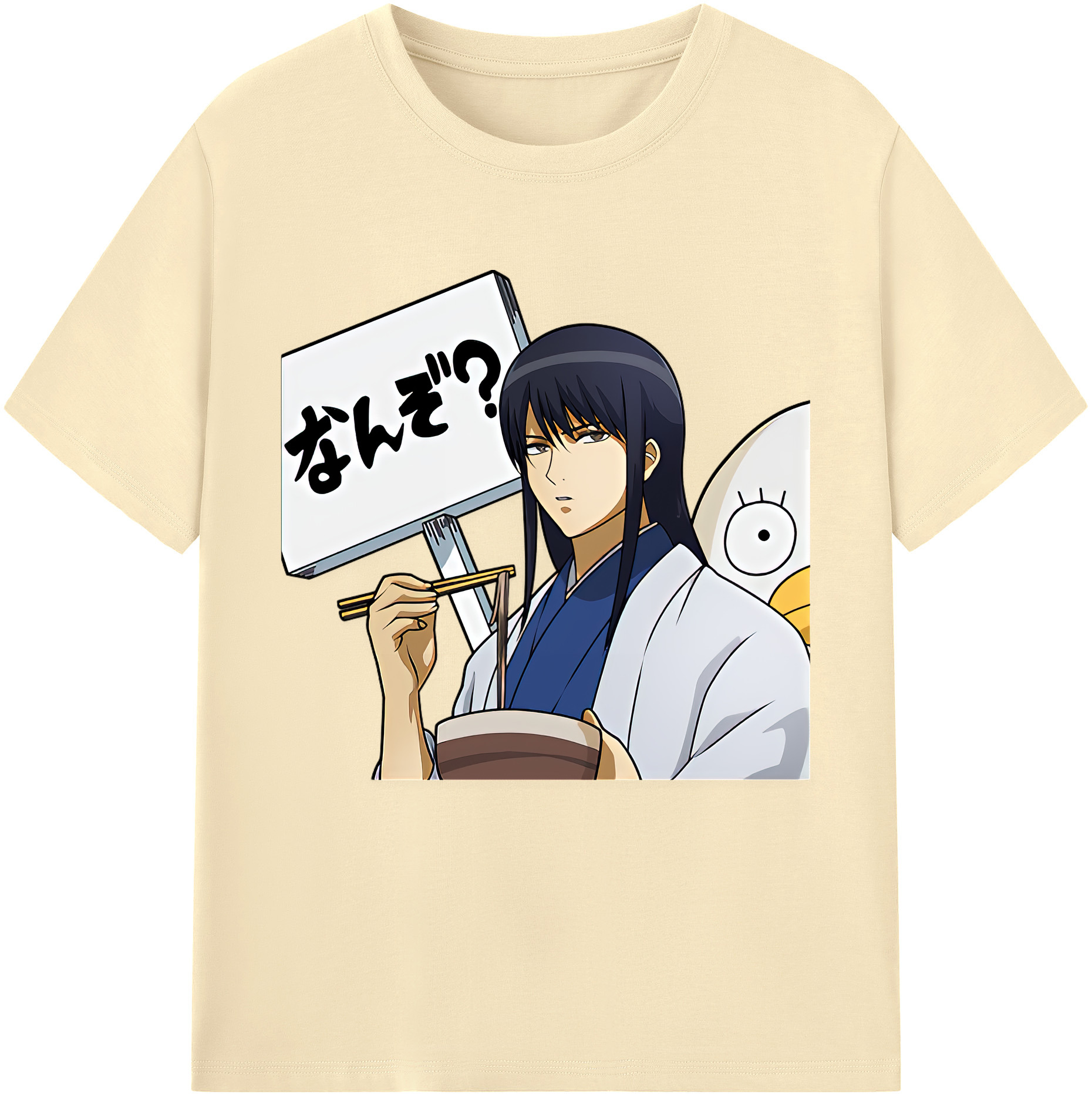 （画像用） ぎんたま 坂田銀時（さかたぎんとき） 神楽 志村新八（しむら しんぱち） GINTAMA Sakata Gintoki Kagura Shimura Shinpachi 綿100％半袖Tシャツ（フロントプリント）