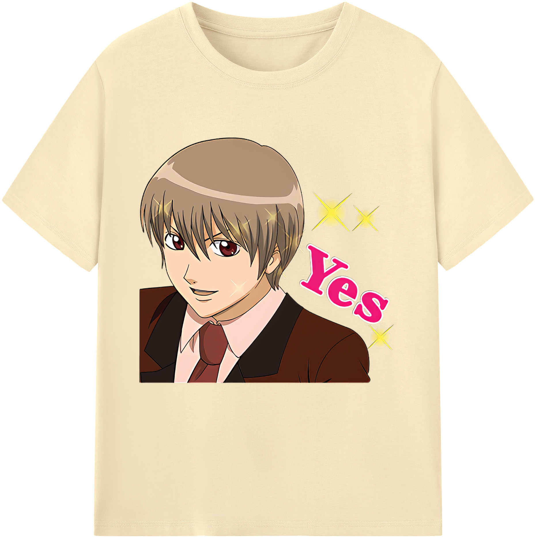 （画像用） ぎんたま 坂田銀時（さかたぎんとき） 神楽 志村新八（しむら しんぱち） GINTAMA Sakata Gintoki Kagura Shimura Shinpachi 綿100％半袖Tシャツ（フロントプリント）