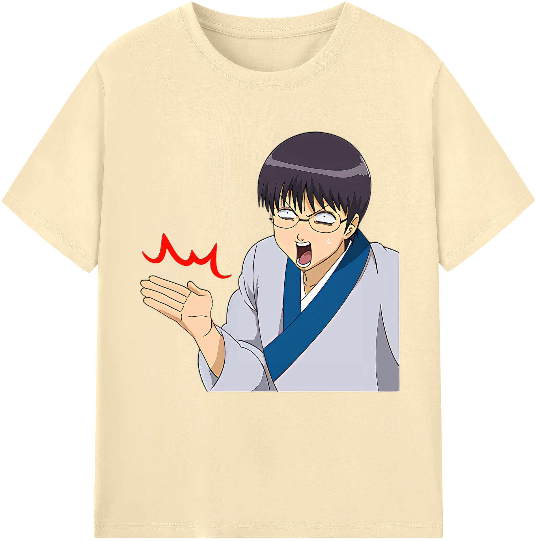 （画像用） ぎんたま 坂田銀時（さかたぎんとき） 神楽 志村新八（しむら しんぱち） GINTAMA Sakata Gintoki Kagura Shimura Shinpachi 綿100％半袖Tシャツ（フロントプリント）