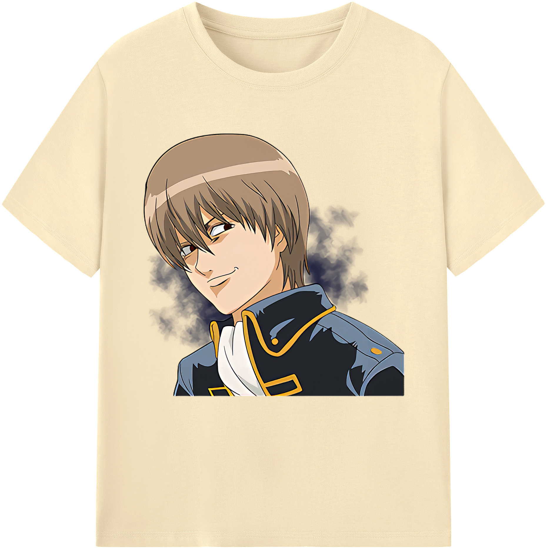 （画像用） ぎんたま 坂田銀時（さかたぎんとき） 神楽 志村新八（しむら しんぱち） GINTAMA Sakata Gintoki Kagura Shimura Shinpachi 綿100％半袖Tシャツ（フロントプリント）