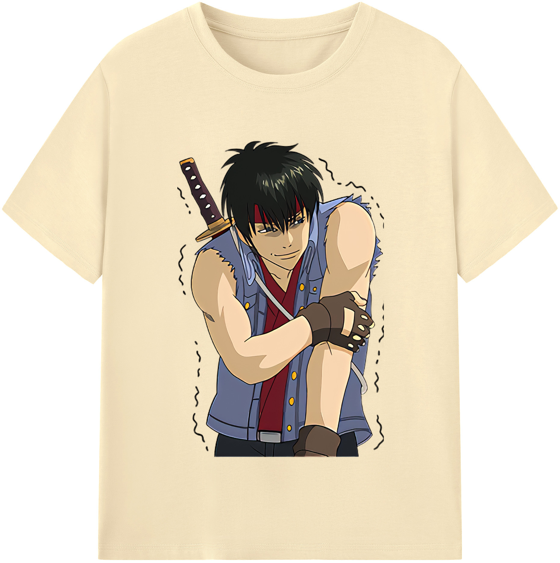 （画像用） ぎんたま 坂田銀時（さかたぎんとき） 神楽 志村新八（しむら しんぱち） GINTAMA Sakata Gintoki Kagura Shimura Shinpachi 綿100％半袖Tシャツ（フロントプリント）