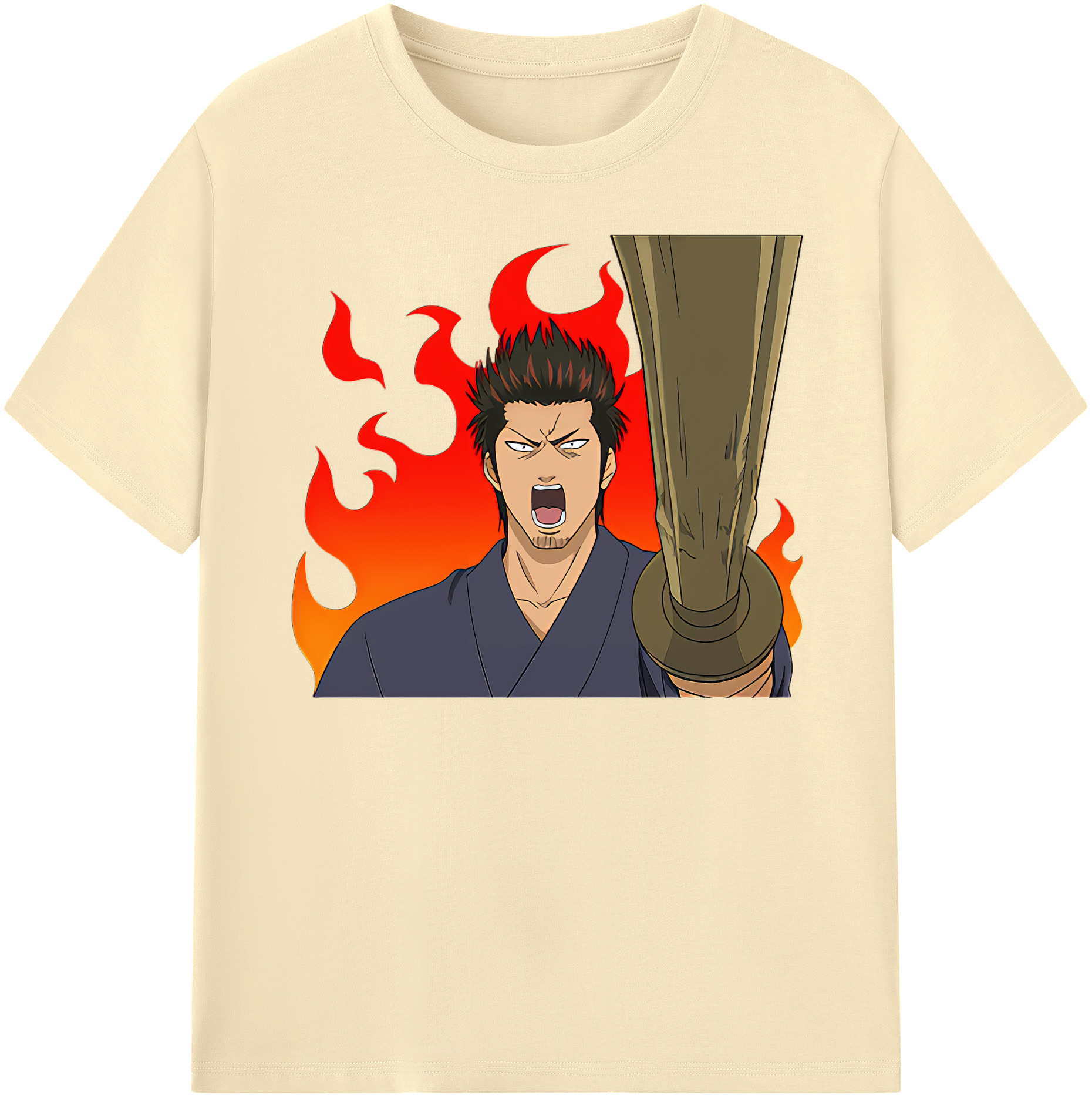 （画像用） ぎんたま 坂田銀時（さかたぎんとき） 神楽 志村新八（しむら しんぱち） GINTAMA Sakata Gintoki Kagura Shimura Shinpachi 綿100％半袖Tシャツ（フロントプリント）