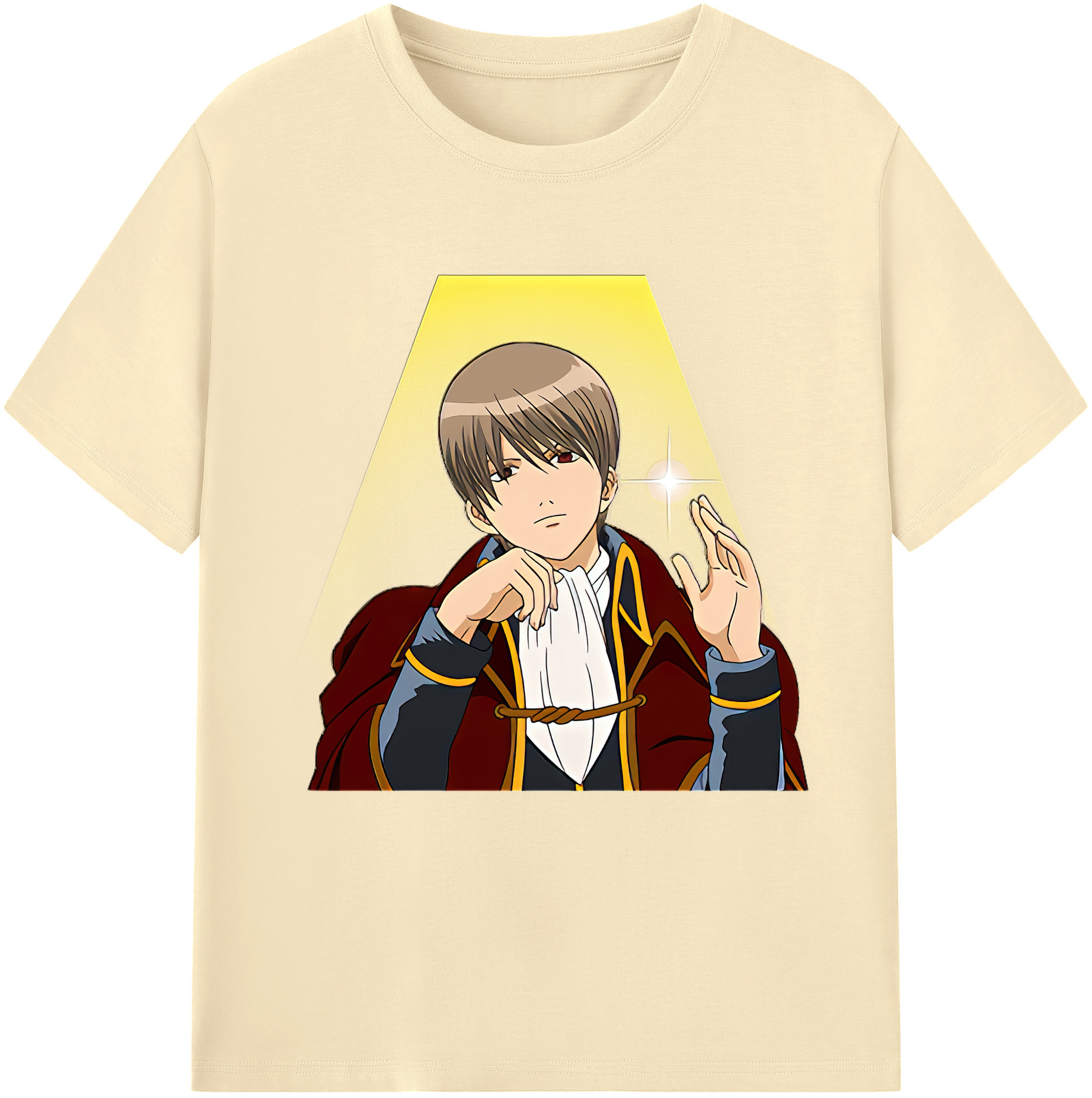 （画像用） ぎんたま 坂田銀時（さかたぎんとき） 神楽 志村新八（しむら しんぱち） GINTAMA Sakata Gintoki Kagura Shimura Shinpachi 綿100％半袖Tシャツ（フロントプリント）