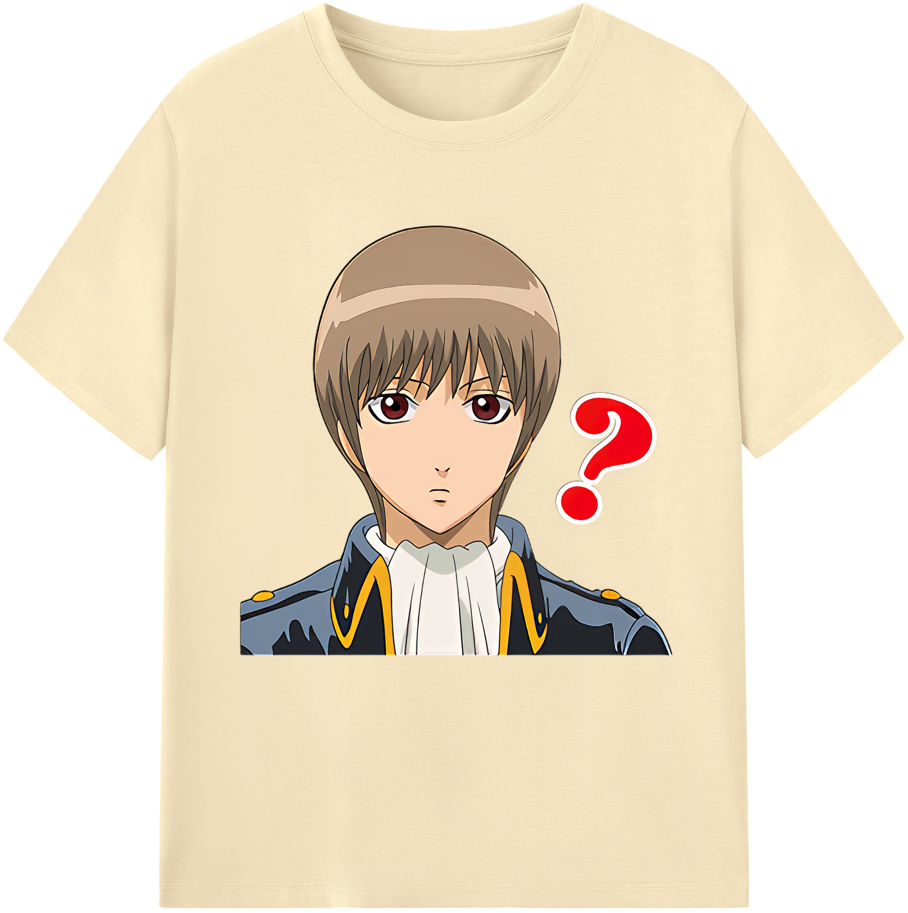（画像用） ぎんたま 坂田銀時（さかたぎんとき） 神楽 志村新八（しむら しんぱち） GINTAMA Sakata Gintoki Kagura Shimura Shinpachi 綿100％半袖Tシャツ（フロントプリント）