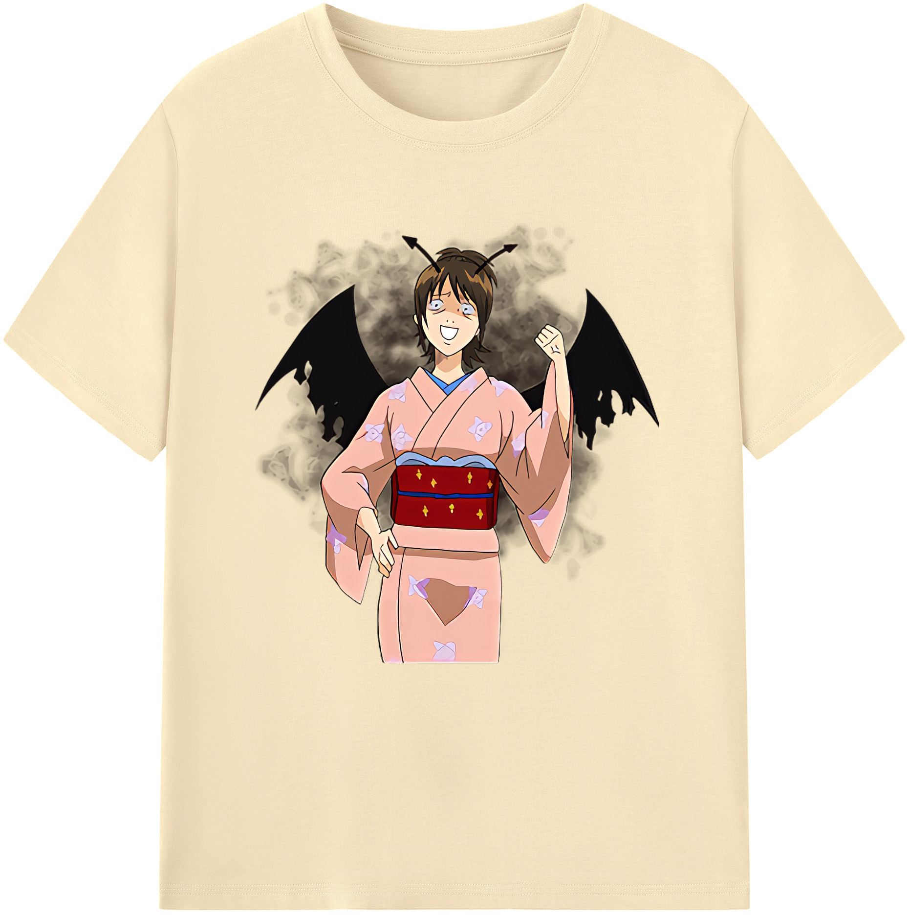 （画像用） ぎんたま 坂田銀時（さかたぎんとき） 神楽 志村新八（しむら しんぱち） GINTAMA Sakata Gintoki Kagura Shimura Shinpachi 綿100％半袖Tシャツ（フロントプリント）