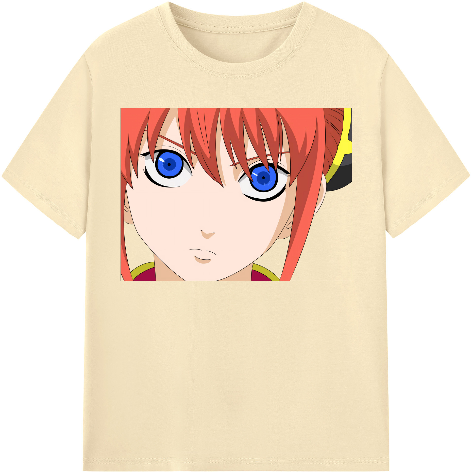 （画像用） ぎんたま 坂田銀時（さかたぎんとき） 神楽 志村新八（しむら しんぱち） GINTAMA Sakata Gintoki Kagura Shimura Shinpachi 綿100％半袖Tシャツ（フロントプリント）