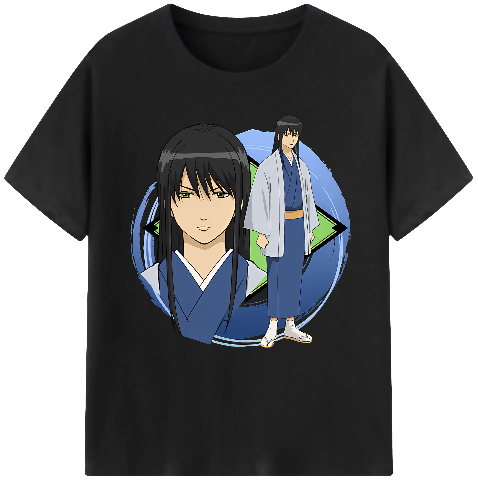 （画像用） ぎんたま 坂田銀時（さかたぎんとき） 神楽 志村新八（しむら しんぱち） GINTAMA Sakata Gintoki Kagura Shimura Shinpachi 綿100％半袖Tシャツ（フロントプリント）
