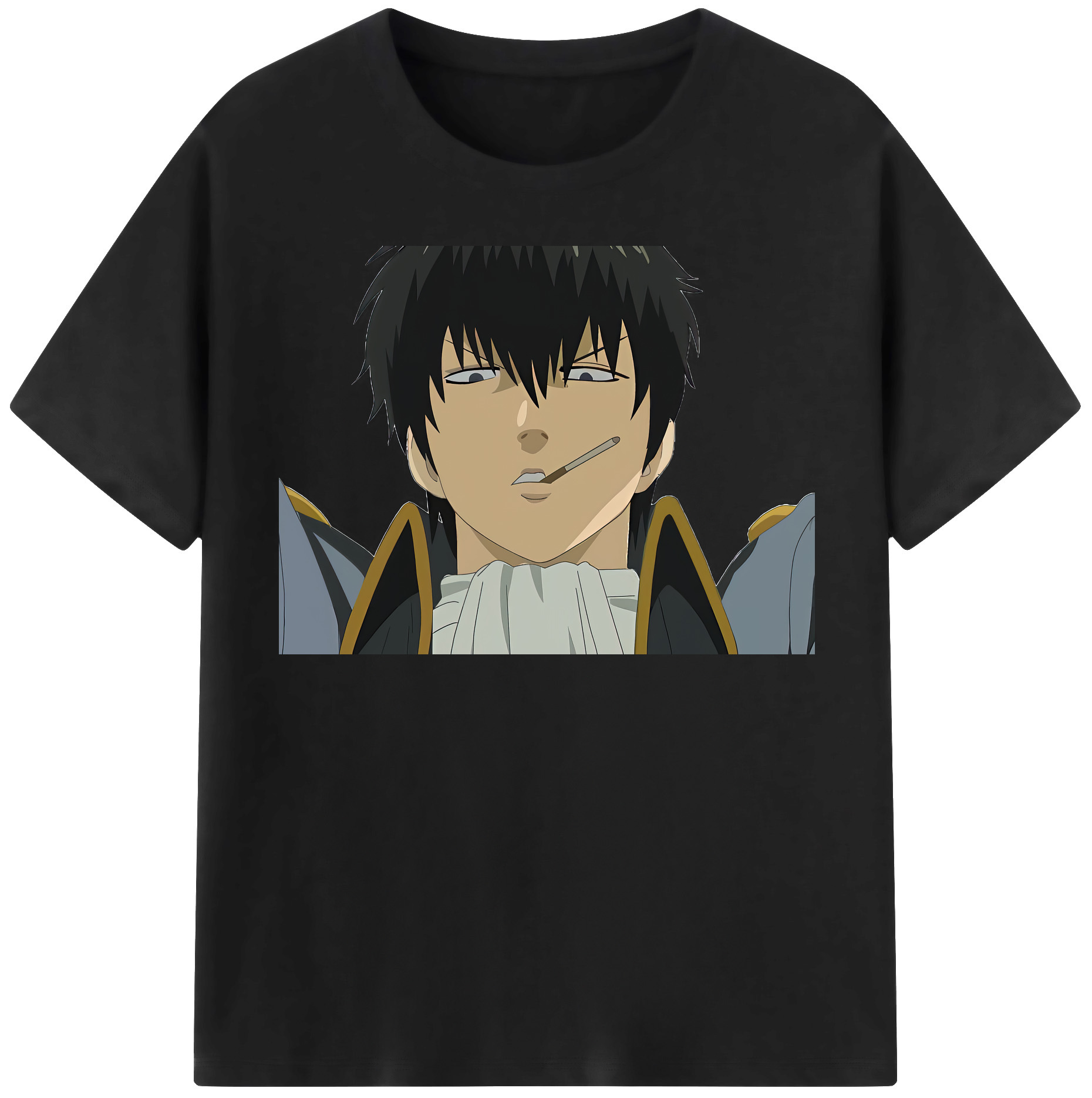 （画像用） ぎんたま 坂田銀時（さかたぎんとき） 神楽 志村新八（しむら しんぱち） GINTAMA Sakata Gintoki Kagura Shimura Shinpachi 綿100％半袖Tシャツ（フロントプリント）