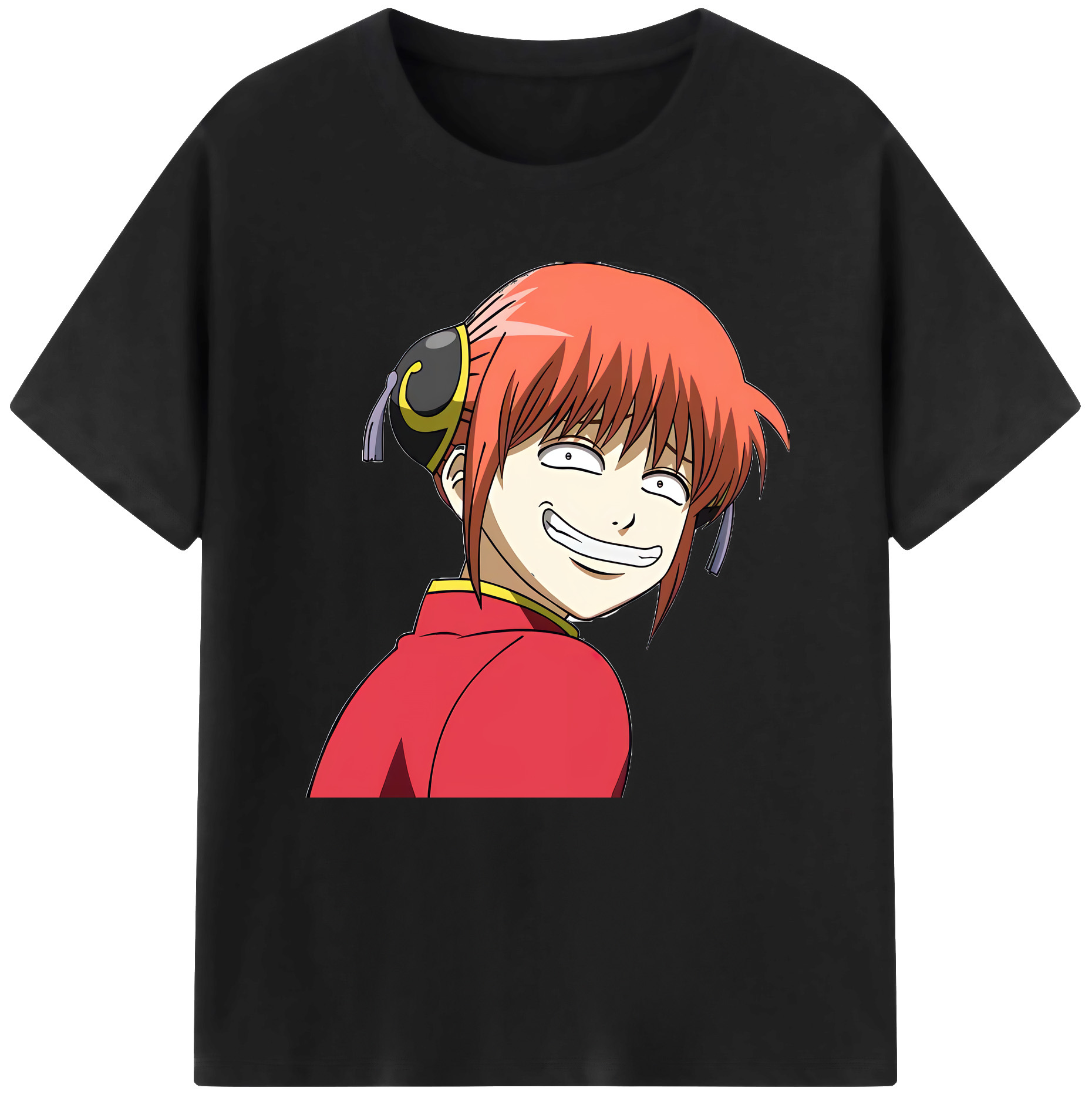 （画像用） ぎんたま 坂田銀時（さかたぎんとき） 神楽 志村新八（しむら しんぱち） GINTAMA Sakata Gintoki Kagura Shimura Shinpachi 綿100％半袖Tシャツ（フロントプリント）