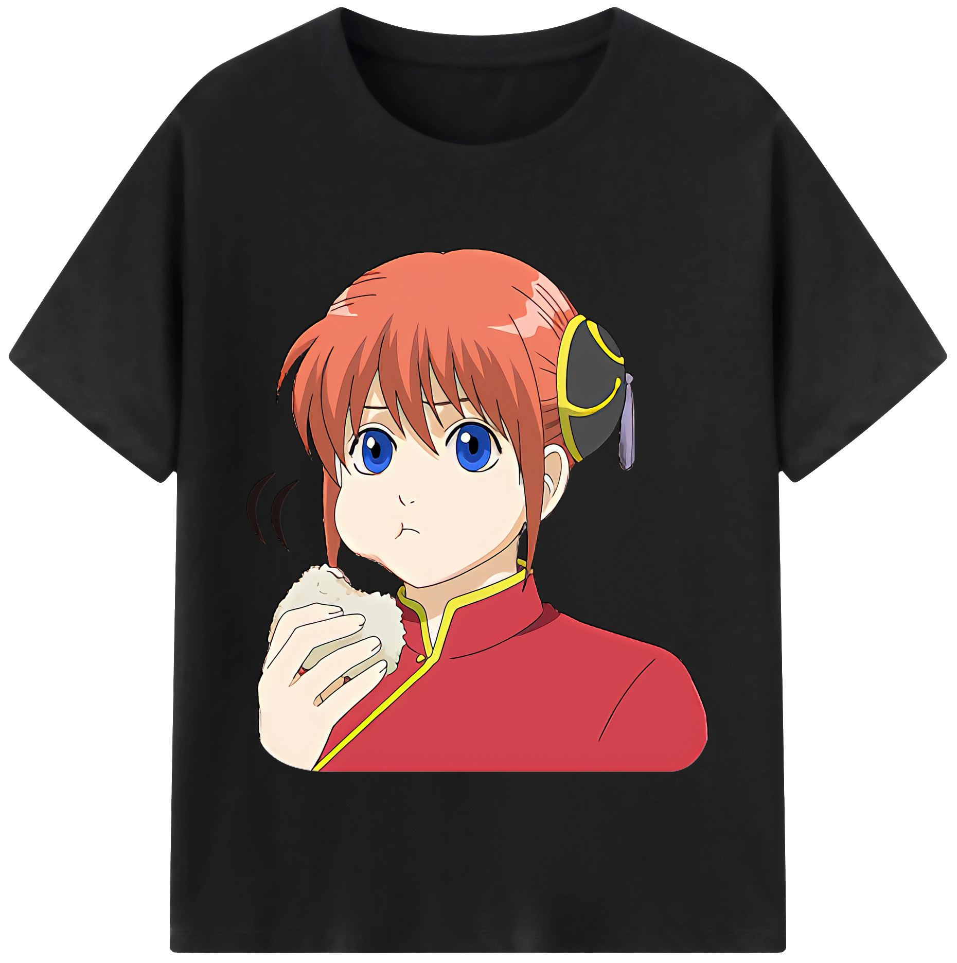 （画像用） ぎんたま 坂田銀時（さかたぎんとき） 神楽 志村新八（しむら しんぱち） GINTAMA Sakata Gintoki Kagura Shimura Shinpachi 綿100％半袖Tシャツ（フロントプリント）