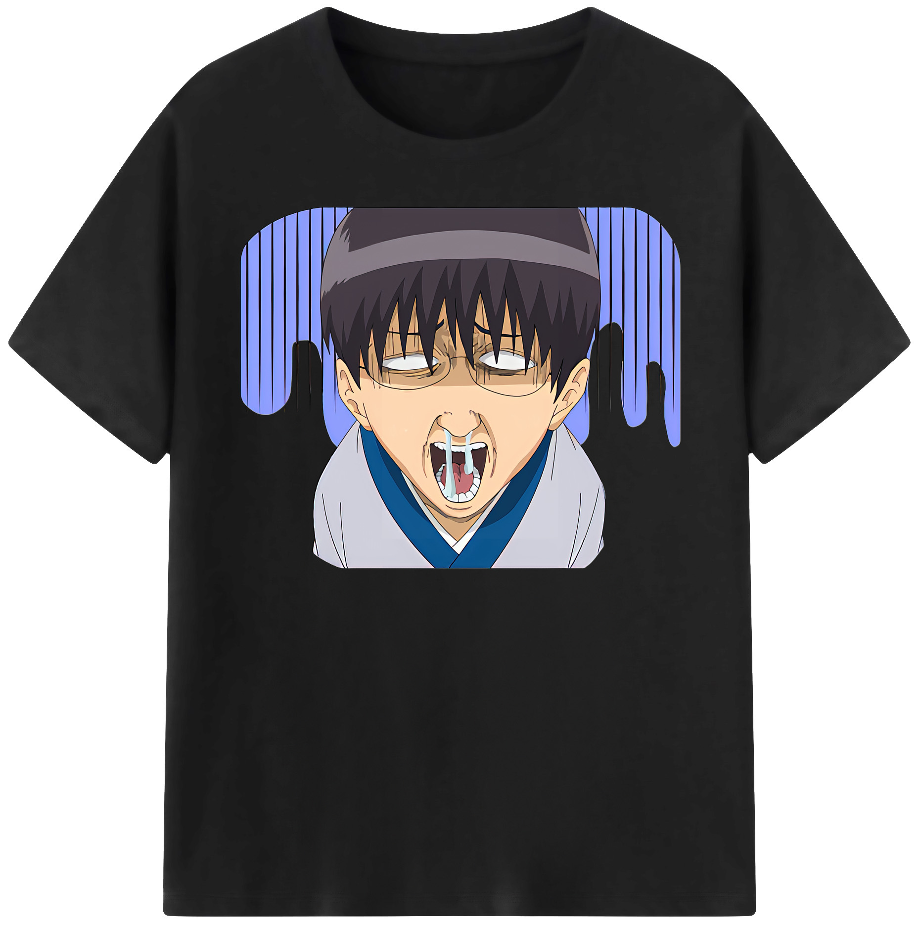 （画像用） ぎんたま 坂田銀時（さかたぎんとき） 神楽 志村新八（しむら しんぱち） GINTAMA Sakata Gintoki Kagura Shimura Shinpachi 綿100％半袖Tシャツ（フロントプリント）