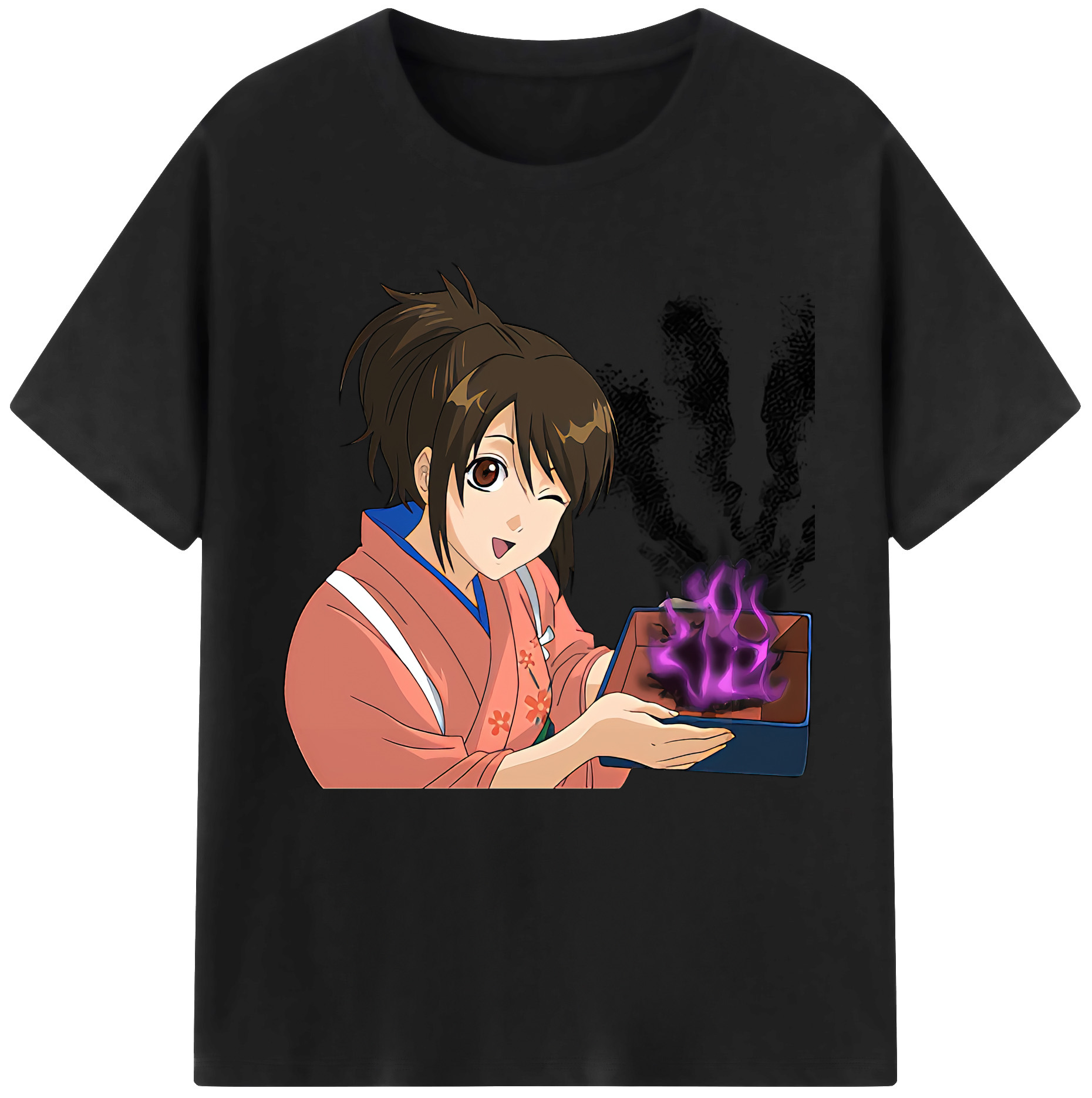 （画像用） ぎんたま 坂田銀時（さかたぎんとき） 神楽 志村新八（しむら しんぱち） GINTAMA Sakata Gintoki Kagura Shimura Shinpachi 綿100％半袖Tシャツ（フロントプリント）