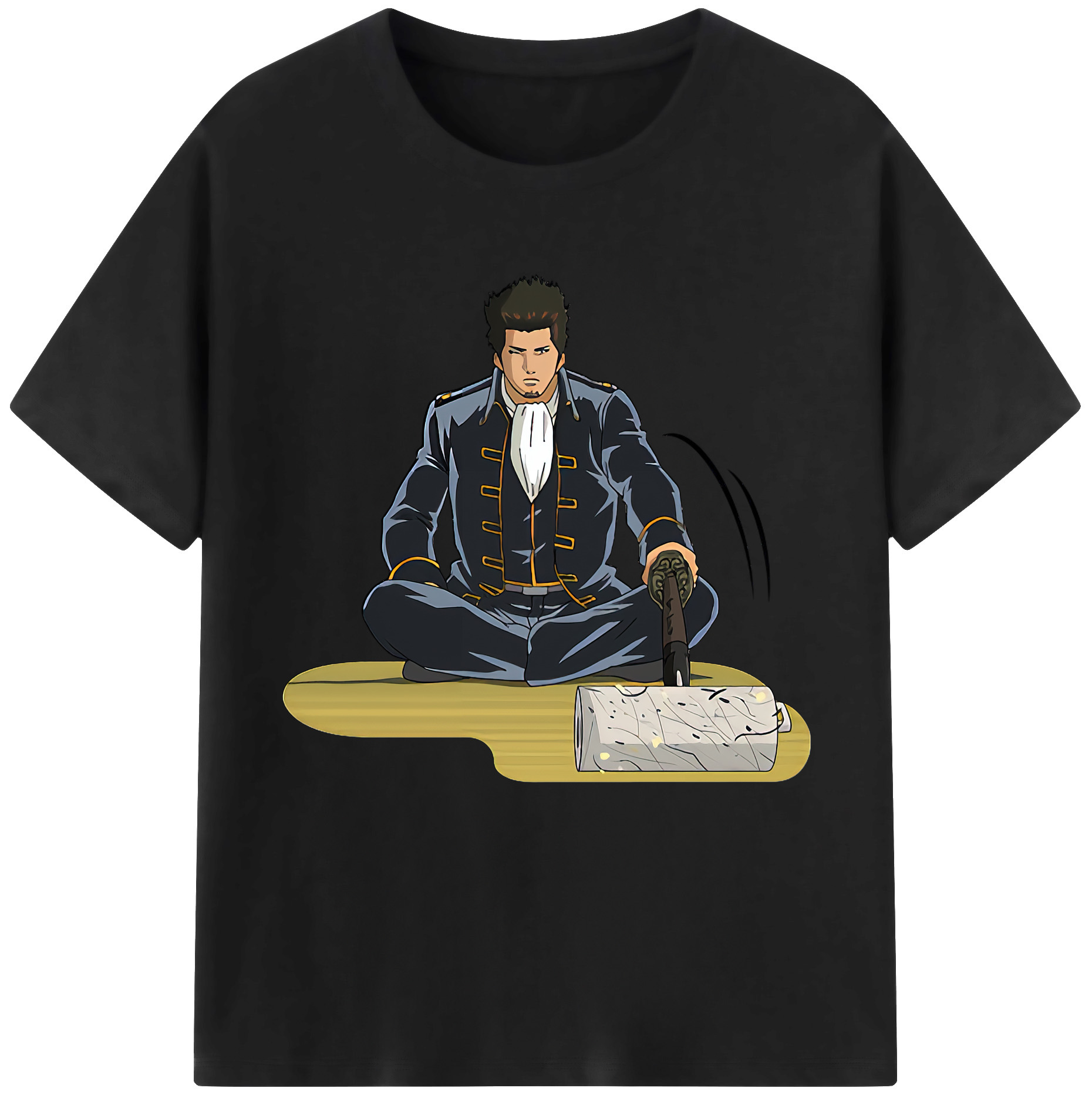 （画像用） ぎんたま 坂田銀時（さかたぎんとき） 神楽 志村新八（しむら しんぱち） GINTAMA Sakata Gintoki Kagura Shimura Shinpachi 綿100％半袖Tシャツ（フロントプリント）