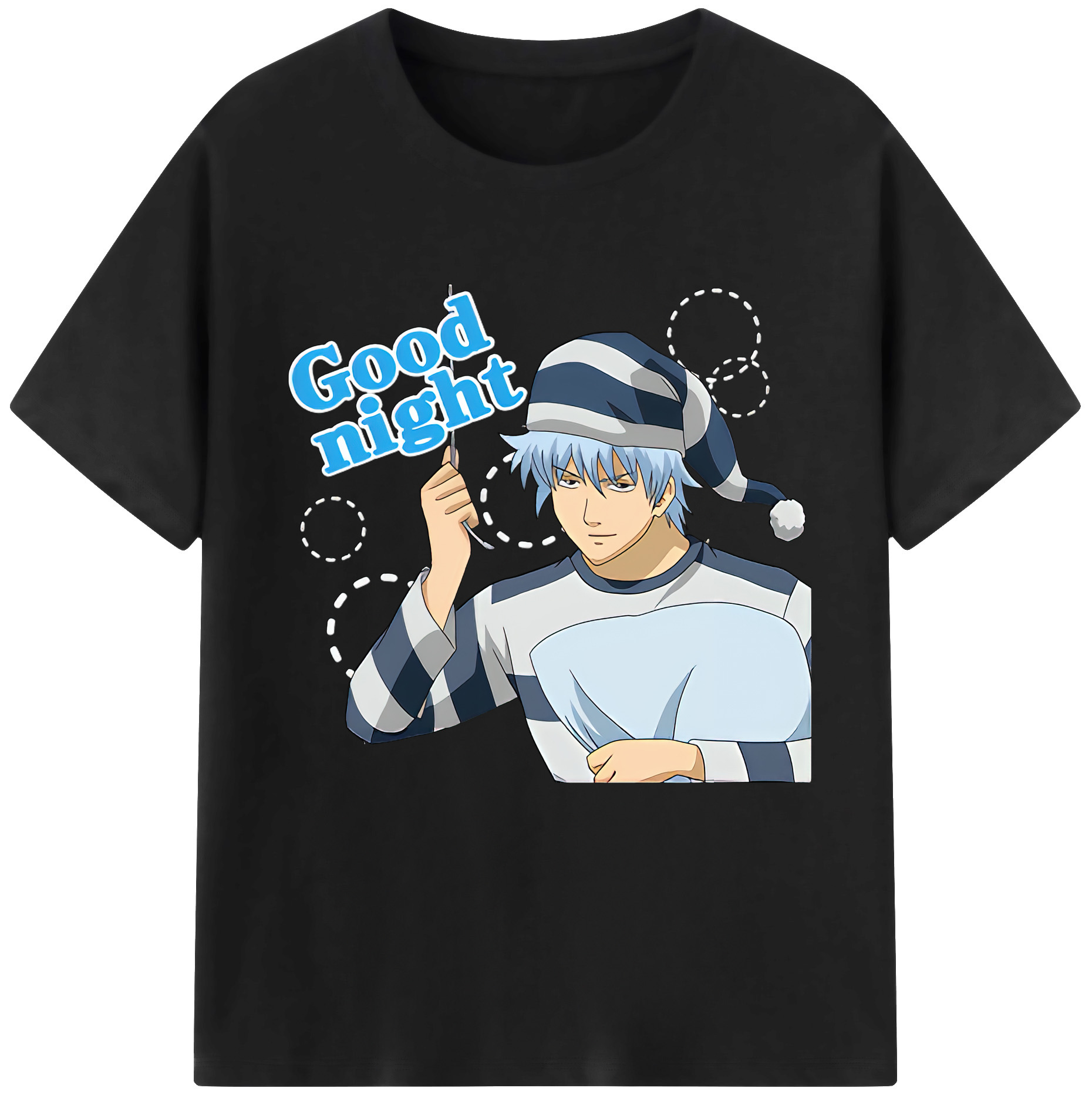 （画像用） ぎんたま 坂田銀時（さかたぎんとき） 神楽 志村新八（しむら しんぱち） GINTAMA Sakata Gintoki Kagura Shimura Shinpachi 綿100％半袖Tシャツ（フロントプリント）