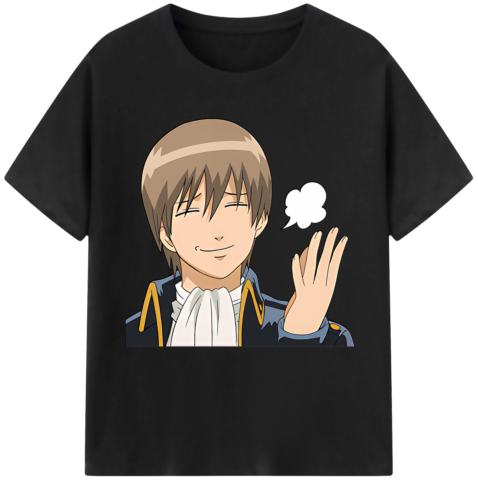 （画像用） ぎんたま 坂田銀時（さかたぎんとき） 神楽 志村新八（しむら しんぱち） GINTAMA Sakata Gintoki Kagura Shimura Shinpachi 綿100％半袖Tシャツ（フロントプリント）