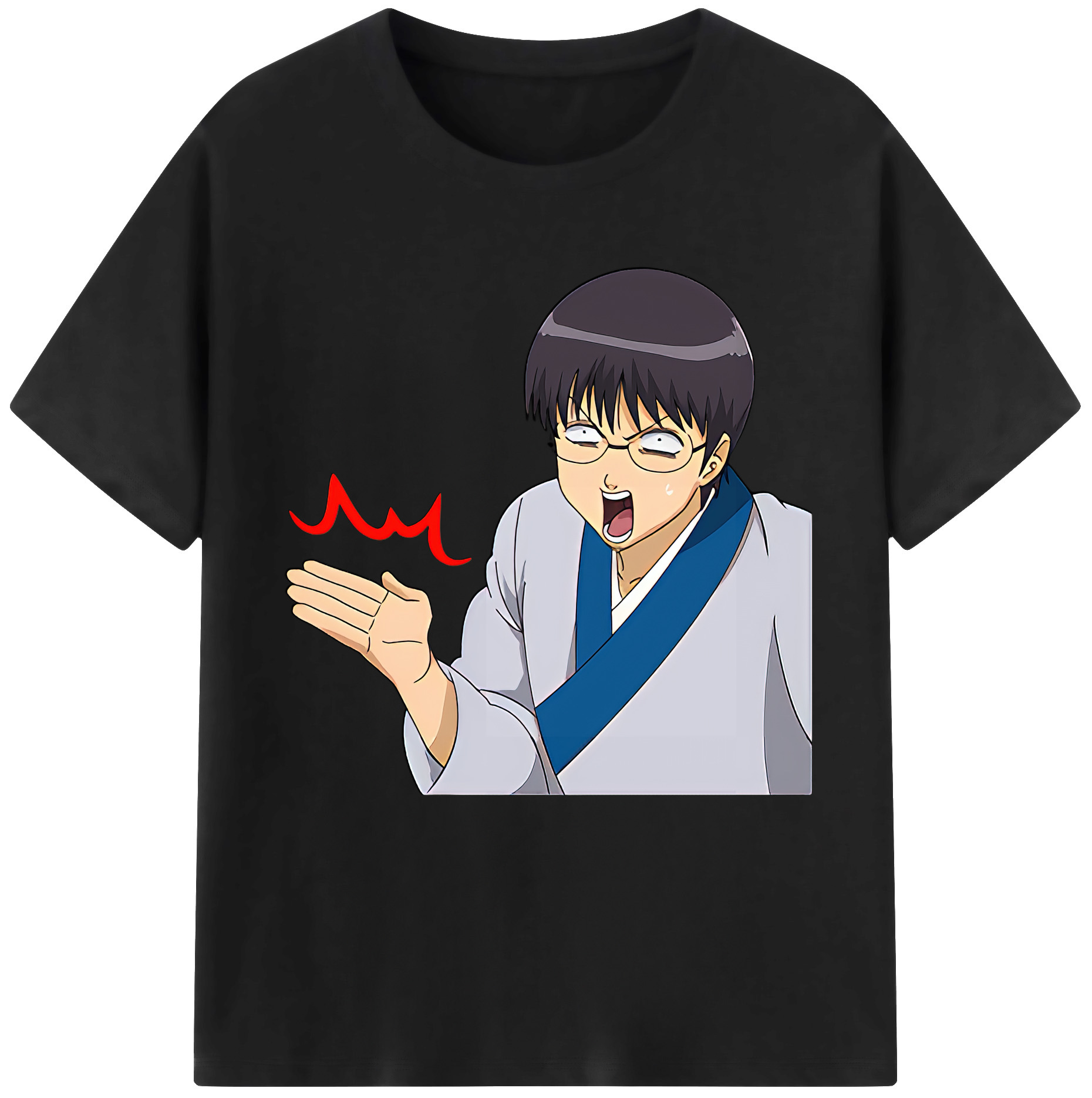 （画像用） ぎんたま 坂田銀時（さかたぎんとき） 神楽 志村新八（しむら しんぱち） GINTAMA Sakata Gintoki Kagura Shimura Shinpachi 綿100％半袖Tシャツ（フロントプリント）