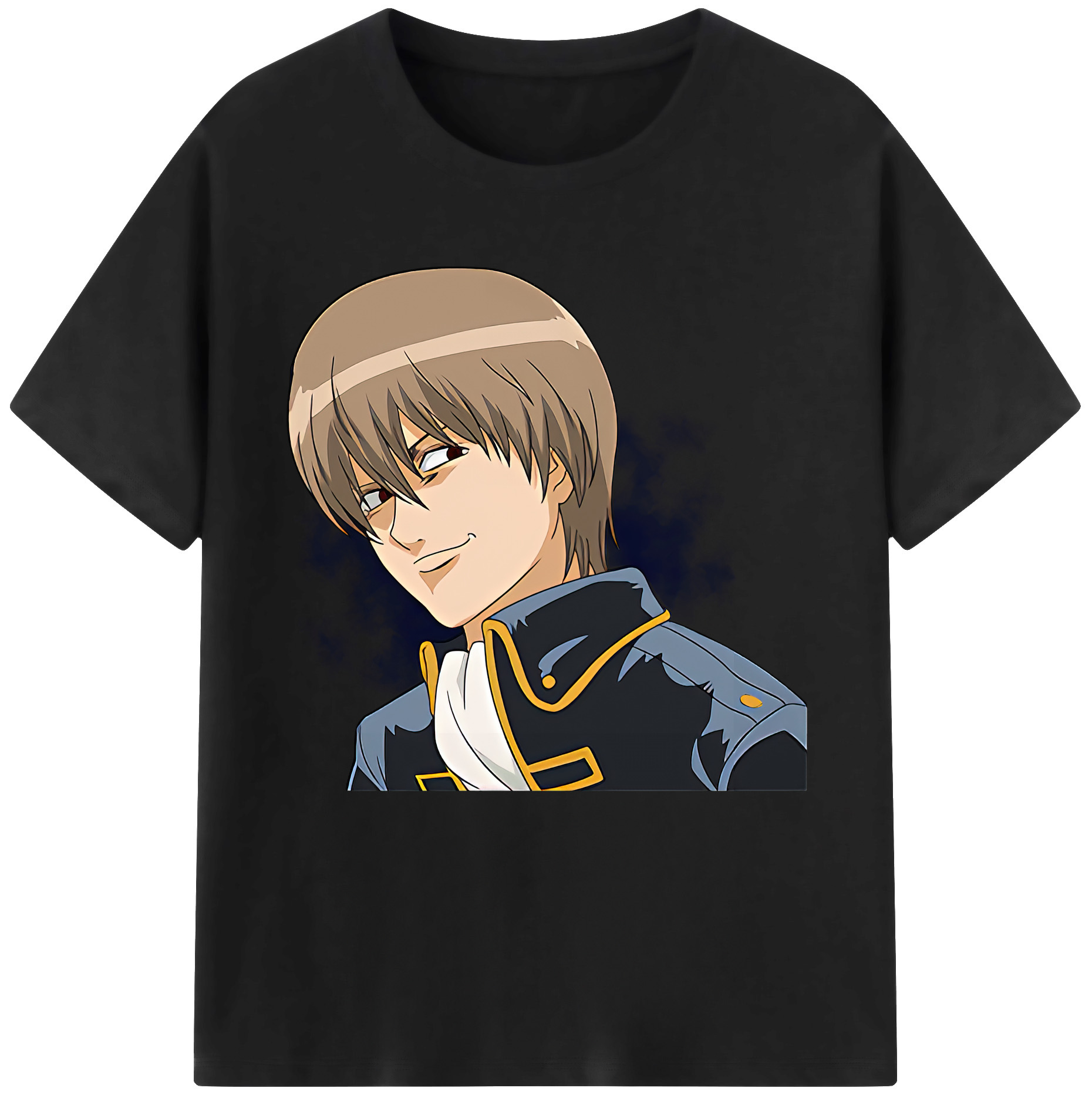 （画像用） ぎんたま 坂田銀時（さかたぎんとき） 神楽 志村新八（しむら しんぱち） GINTAMA Sakata Gintoki Kagura Shimura Shinpachi 綿100％半袖Tシャツ（フロントプリント）